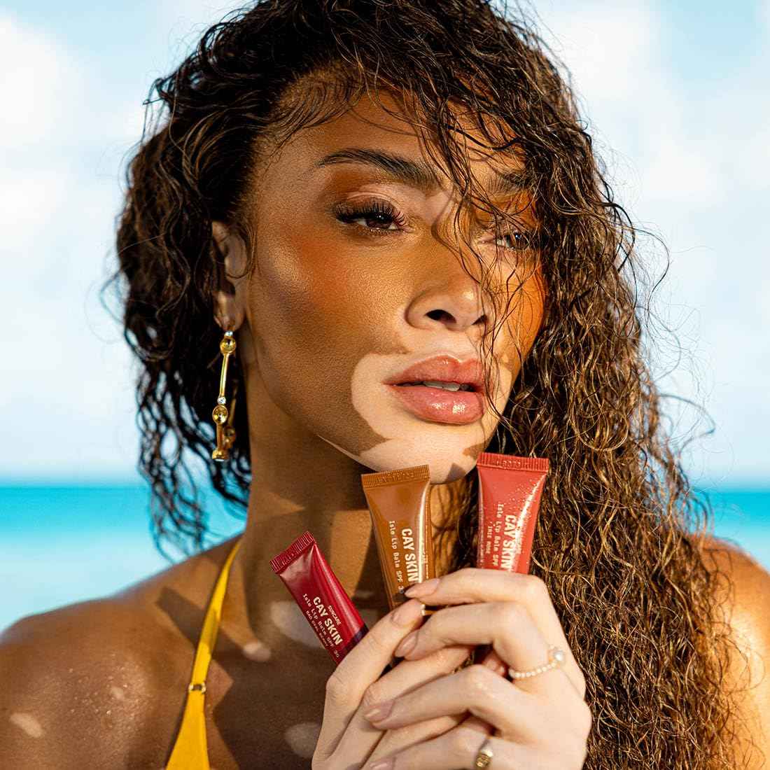 Isle Glow Lip Balm with SPF 30 (Pack of 3) - SPF Lip Balm w/Sea Moss, Aloe Stem Cells, Vitamin E & More - Vegan Lip Balm With Sunscreen - Non-Sticky & Glossy Hydrating Lip Balm for All Skin Tones