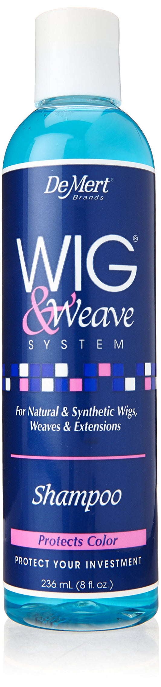 DeMert Wig & Weave System Shampoo for Natural and Synthetic Hair 8 oz