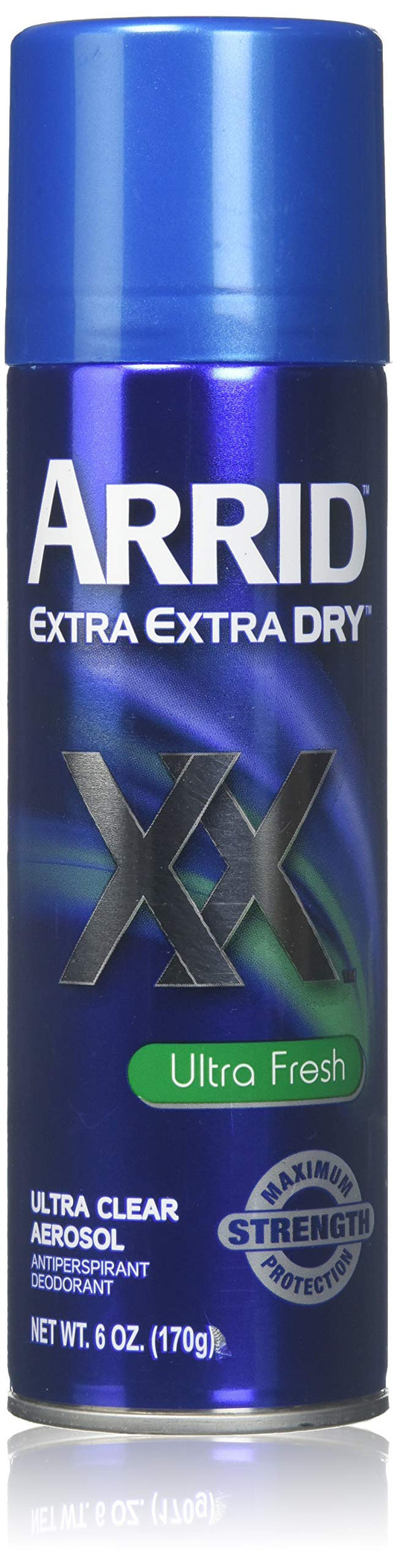 ARRID XX Ultra Clear Anti-Perspirant Deodorant Spray, Ultra Fresh 6 oz (Pack of 5)