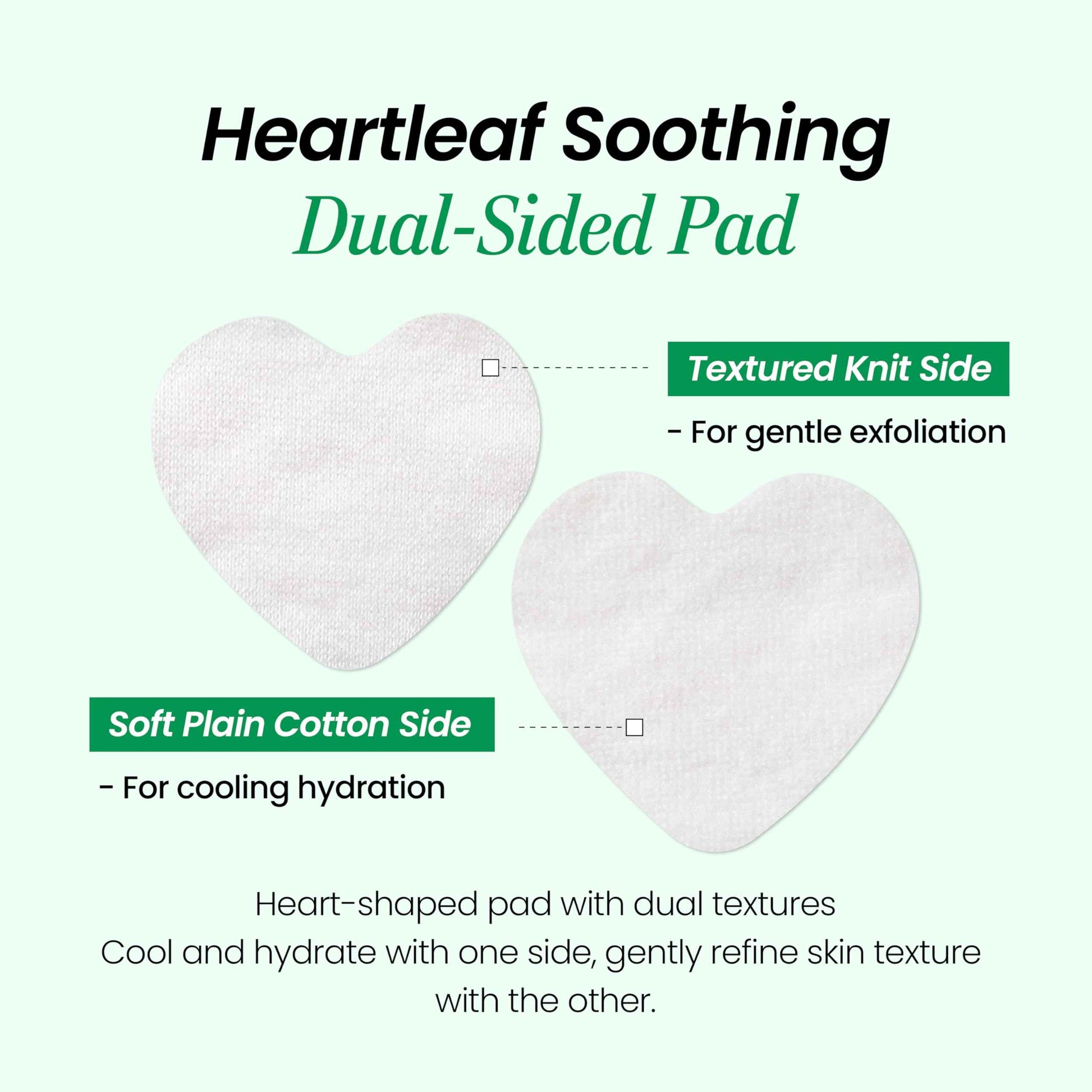 NEOGEN DERMALOGY Real Heartleaf Soothing Daily Pad, Heartleaf Toner Pad/40Pads