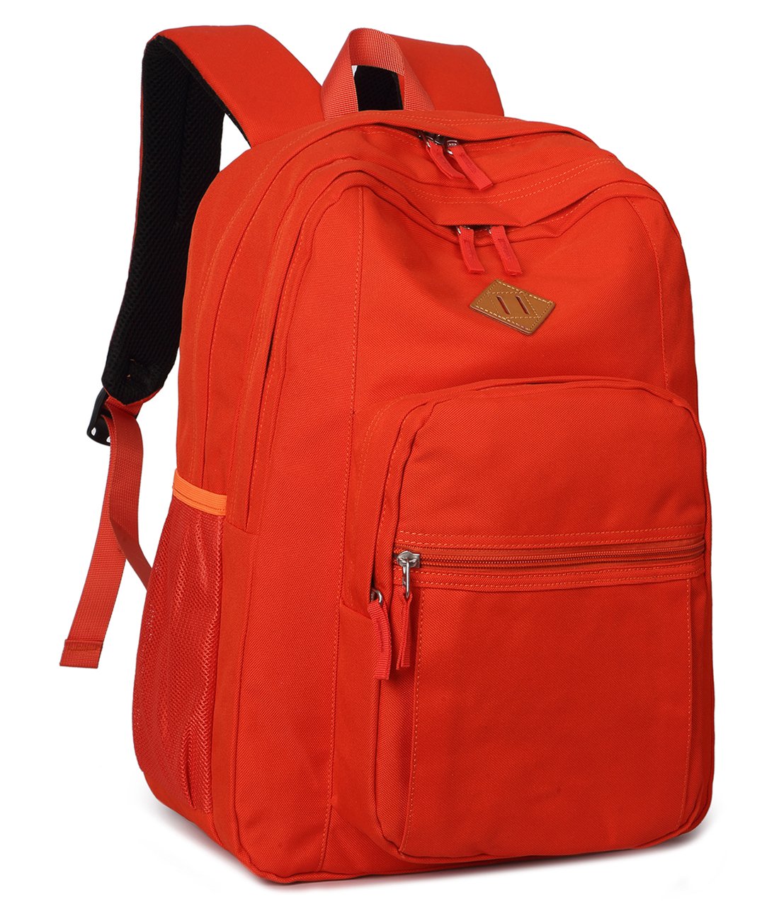 abshoo Classical Basic Womens Travel Backpack For College Men Water Resistant Bookbag (Orange)