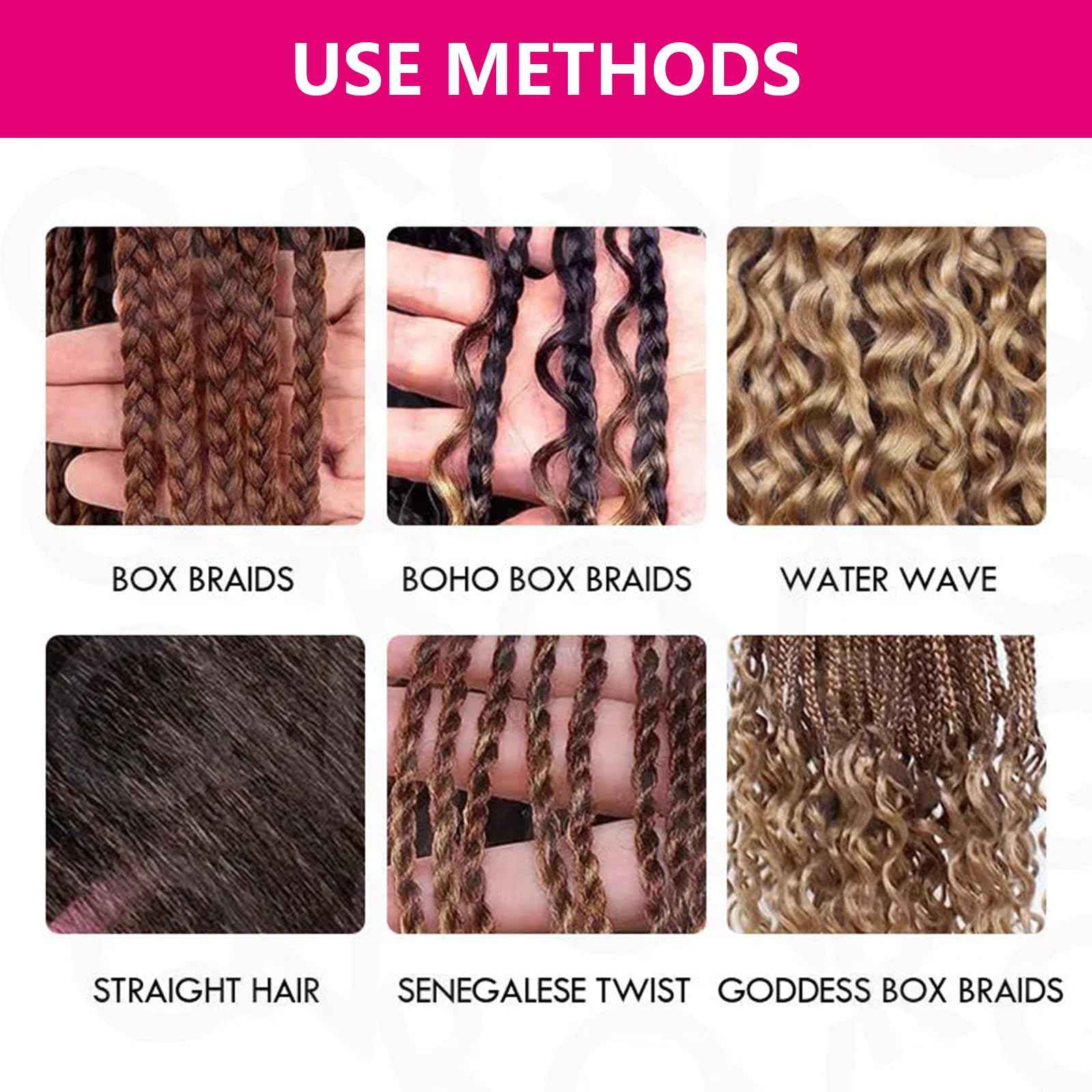 Human Braiding Hair for Boho Braids Human 100g 22 Inch Kinky Straight Bulk Human Hair Yaki Straight Bulk Hair Extensions for Black Women Bohemian 1 Bundles/Pack Natural Color