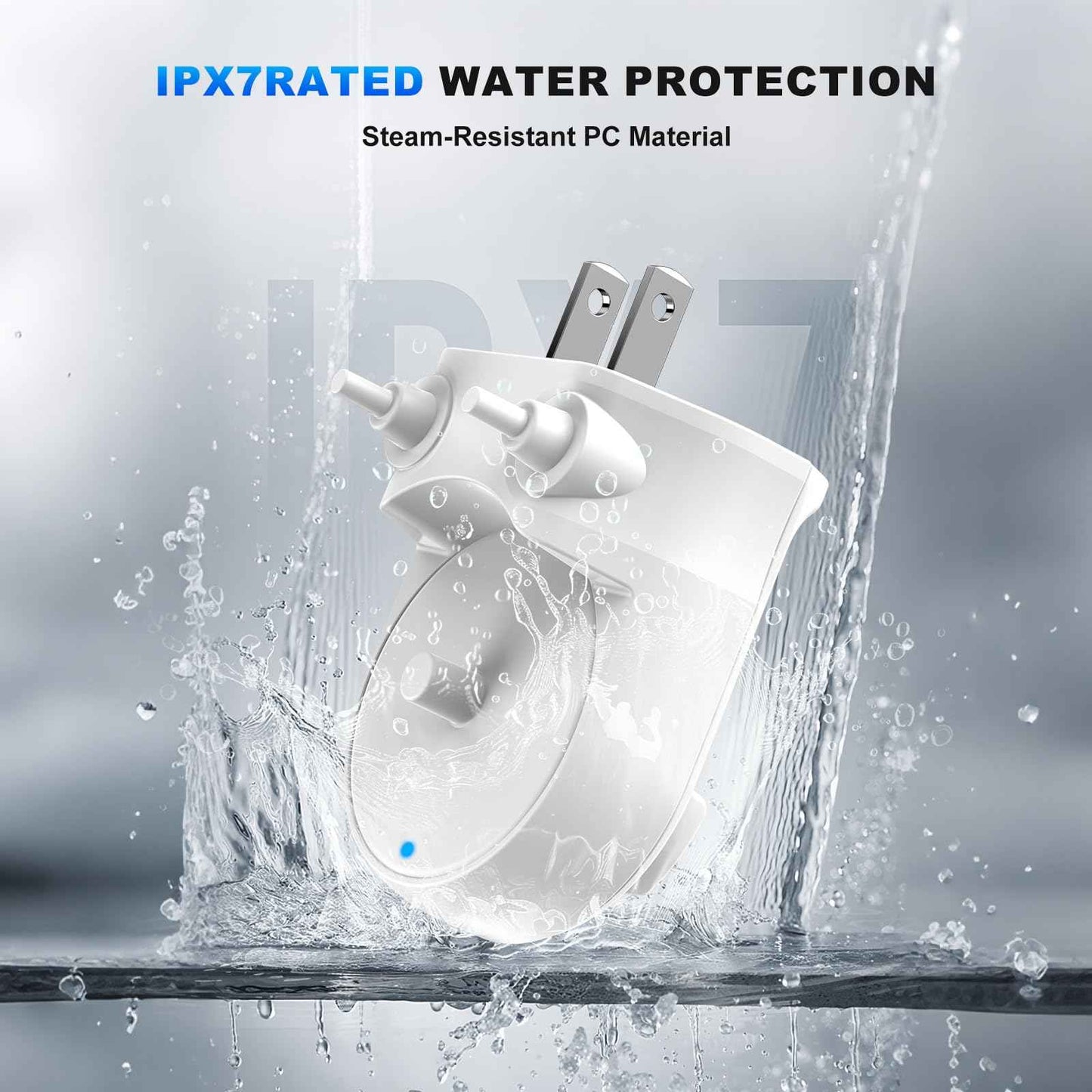 Replacement Charger Base for Philips Sonicare Electric Toothbrush Charger Base for HX6100/HX4100/HX3000/HX6000/HX8000/HX9000 Series US Plug Direct Wall Charger Hygienic White