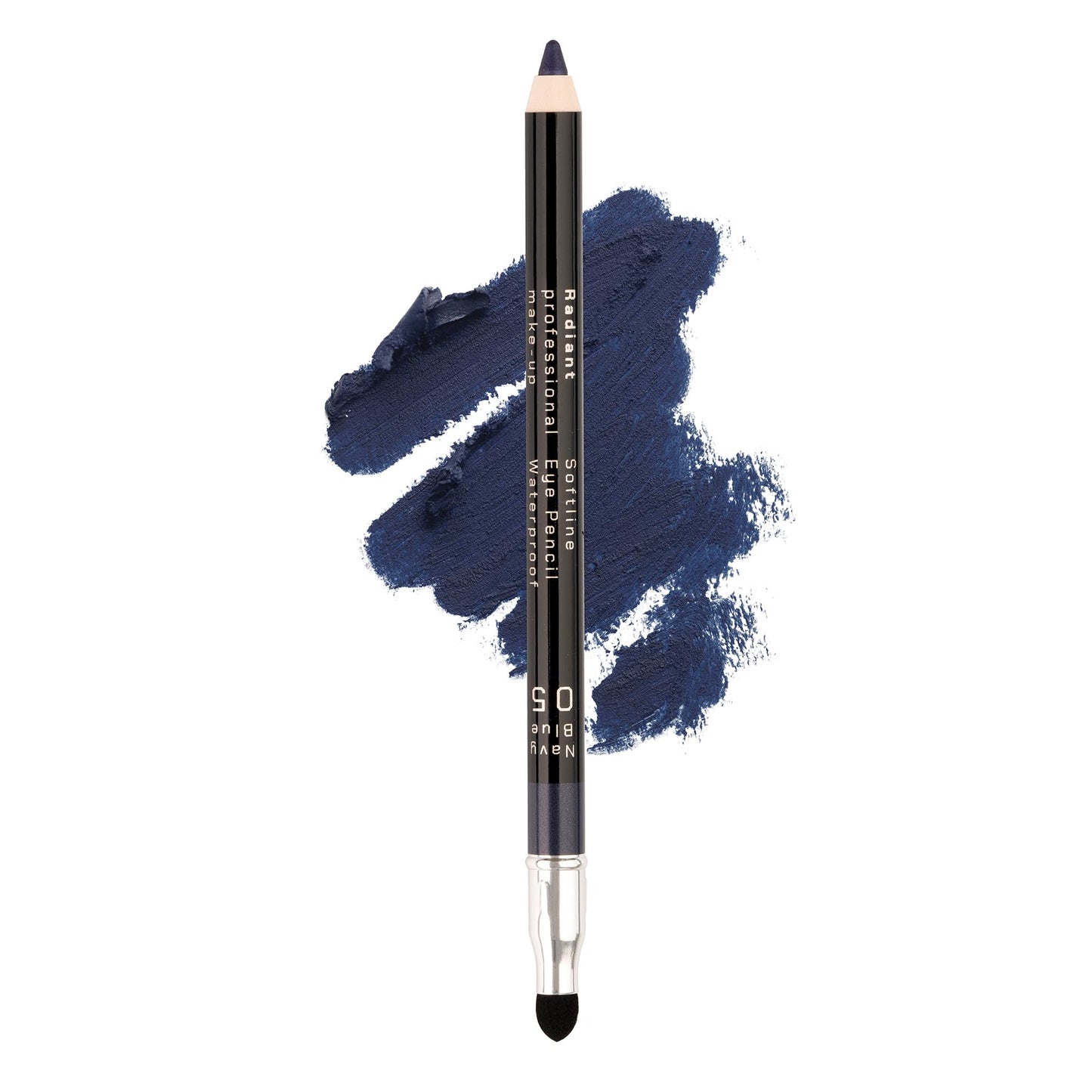 Radiant Professional Softline Waterproof Eye Liner Pencil with Smudging Tool - Long Lasting Under Eyeliner Pencil for Women, For the Perfect Smoky Eye, (05 NAVY BLUE)