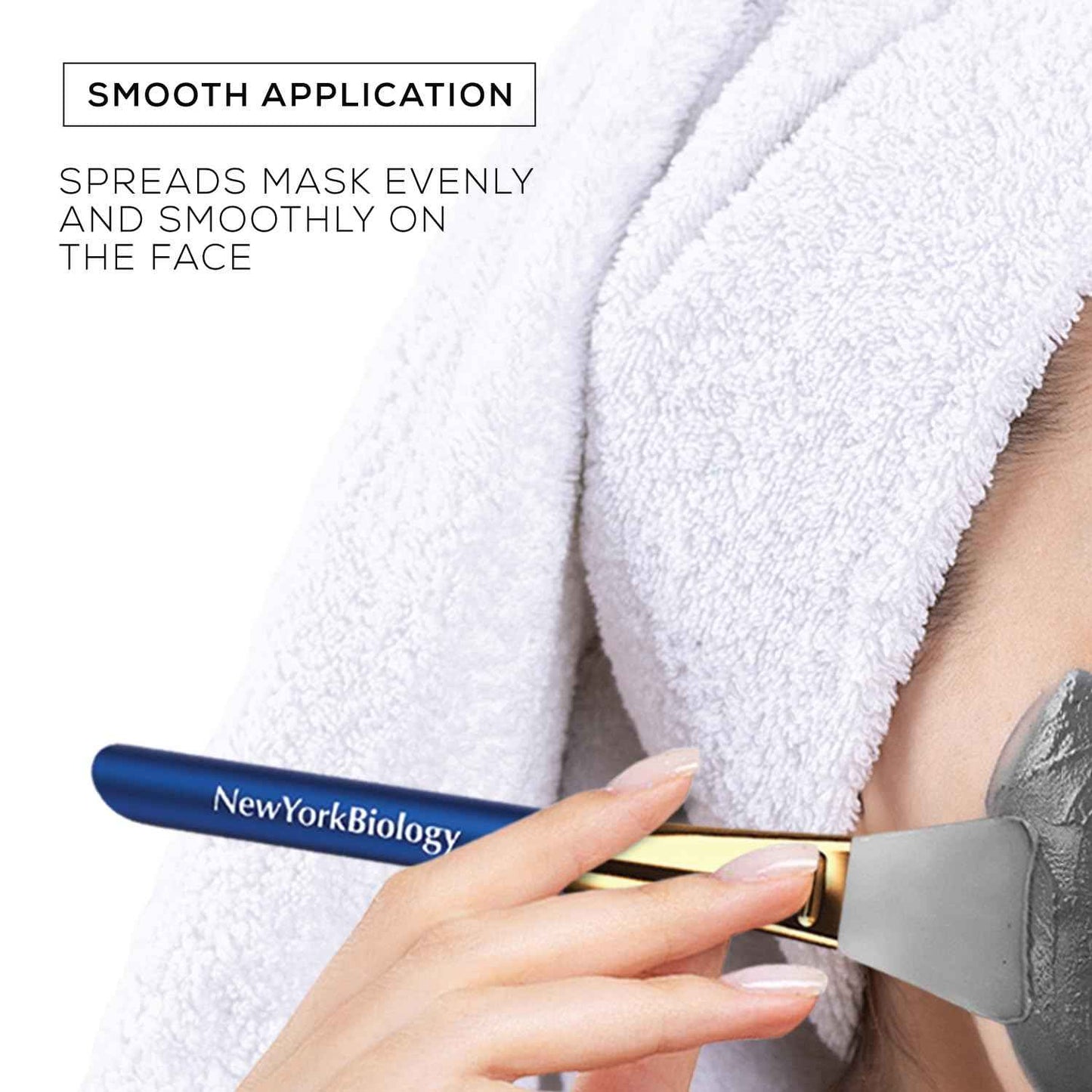 New York Biology Dead Sea Mud Mask for Face and Body 8.8oz with 3 pcs Face Mask Brush Applicators - Spa Quality Pore Reducer for Acne, Blackheads and Oily Skin - Silicone Face Brushes for Mud Masks