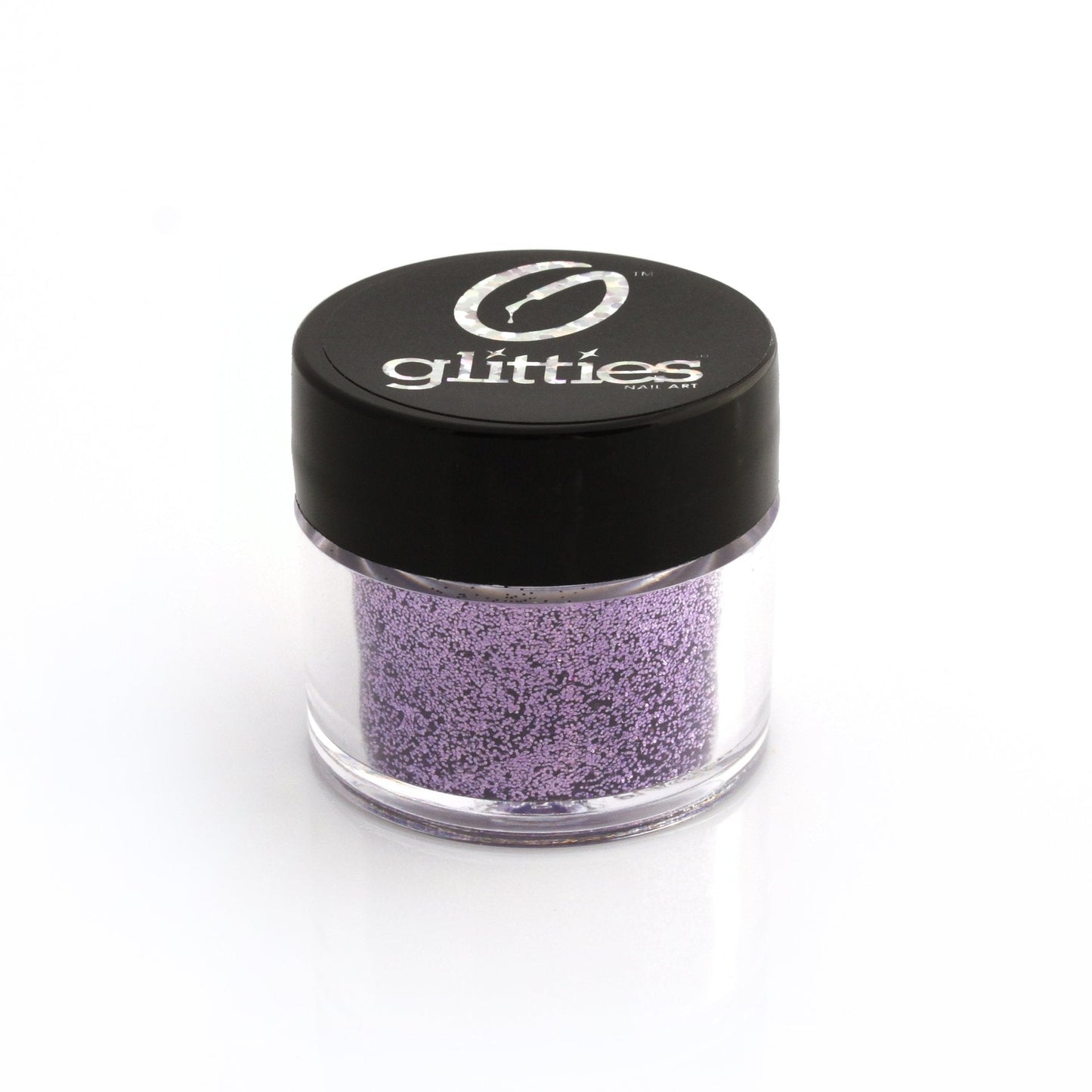 GLITTIES - Sweet Lavender - Purple Loose Fine Glitter Powder (.008") - Great for Nail Art, Nail Polish, Gel, Gel Polish or Acrylic Nail Powder - Solvent Resistant - (10 Gram Jar)