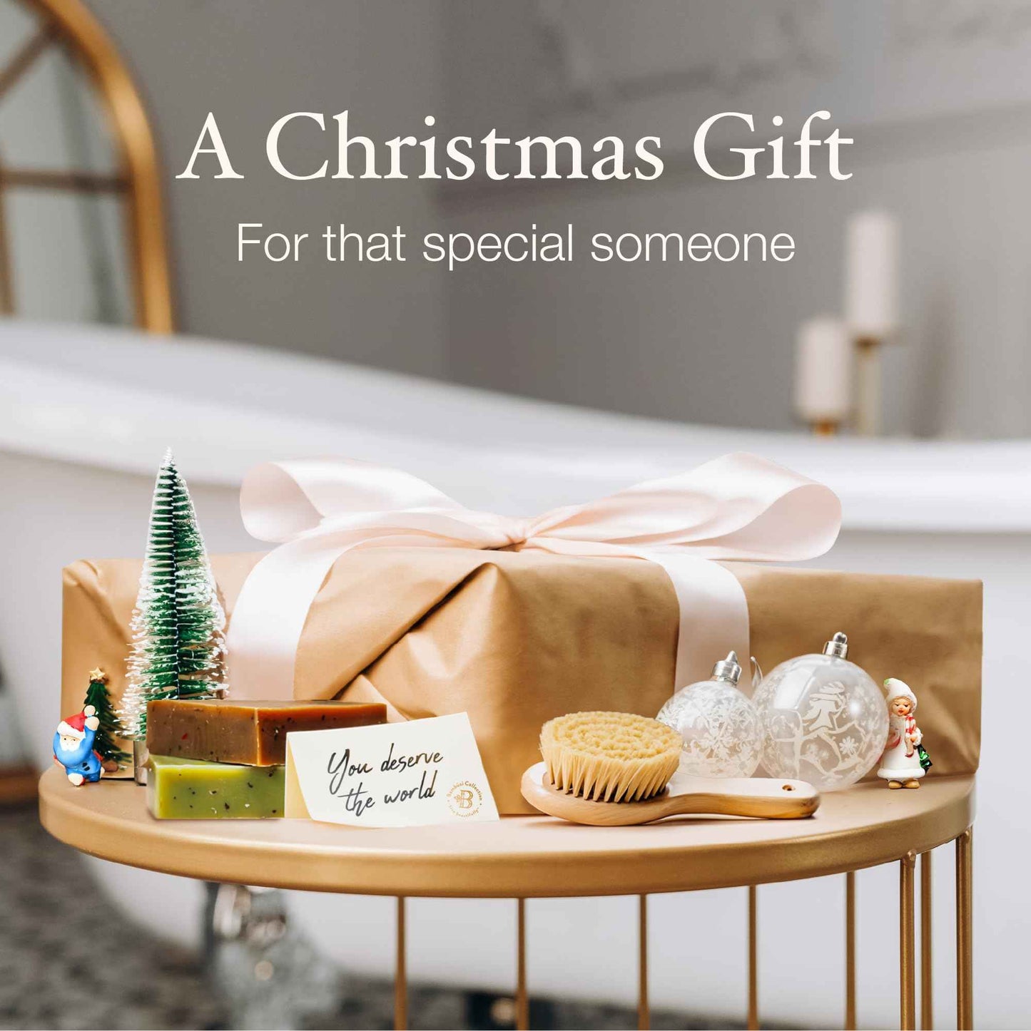 Wooden Bathtub Tray - Foldable & Expandable Bamboo Bath Tray for Tub with Wine Holder, Book & Tablet Stand - Bath Caddy Tray for Bathtub, Spa Bath Accessories, Tub Tray Table, (White)