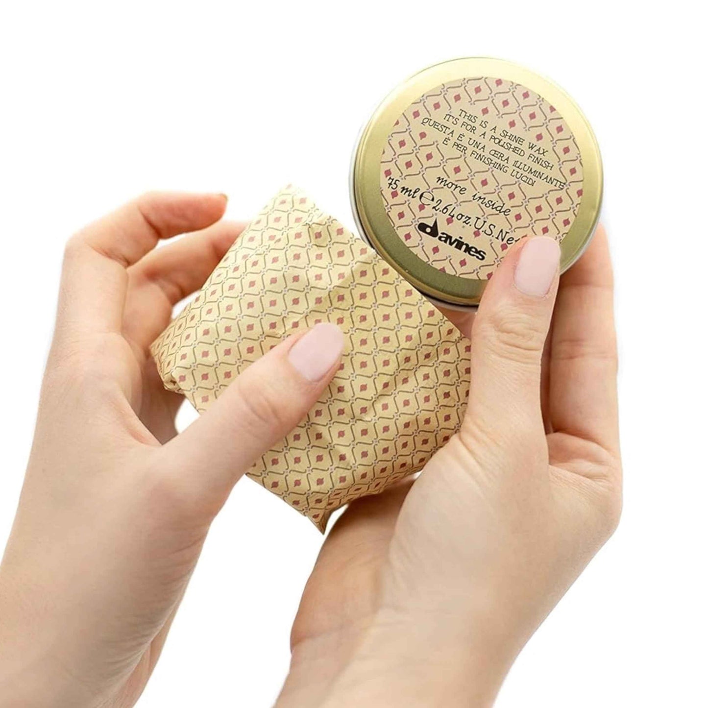 Davines This is a Shine Wax, Light Hold And Creamy Formula For Creating Glossy And Sleek, structured Styles, 2.64 Oz.