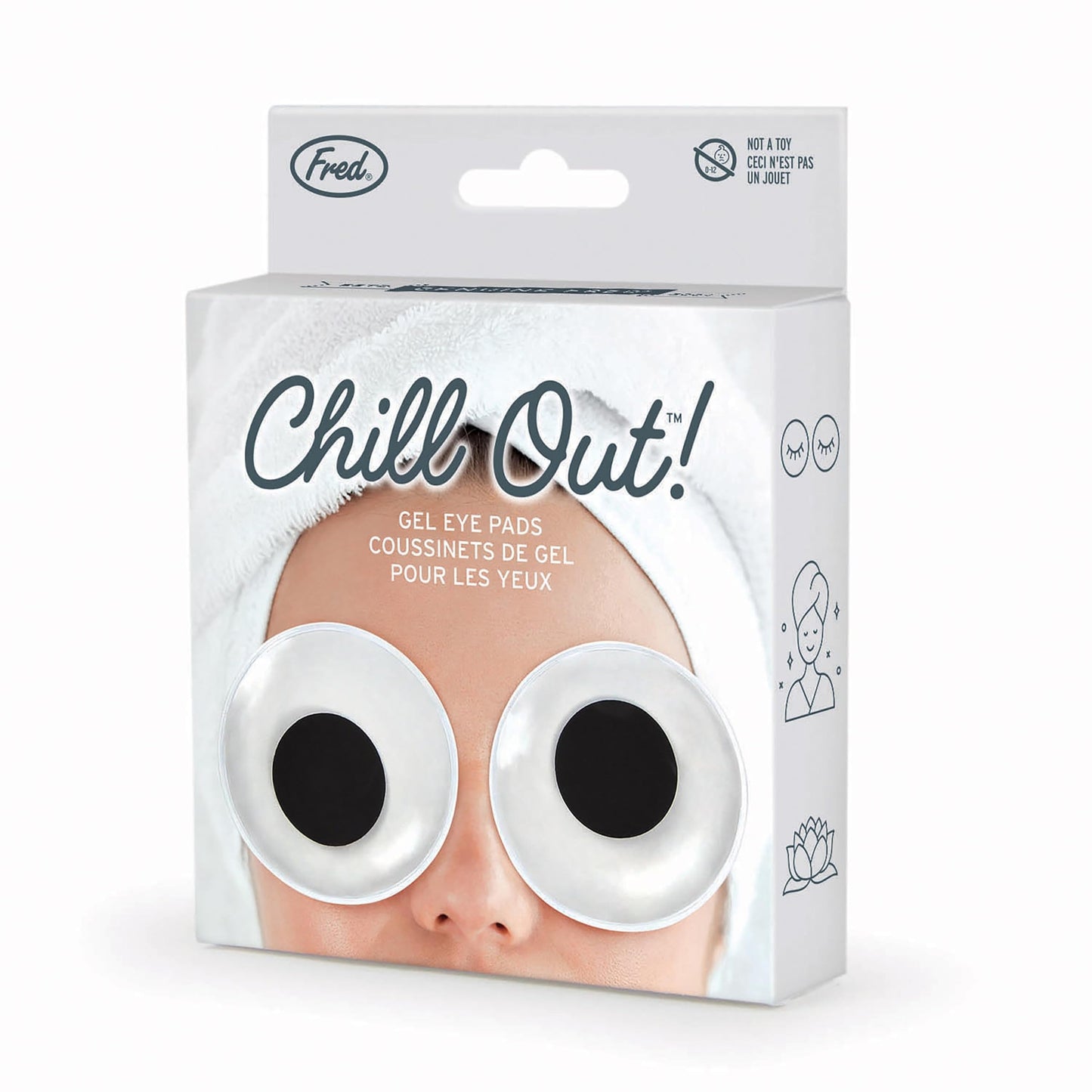 Genuine Fred Chill Out Eye Pads, Googly Eyes