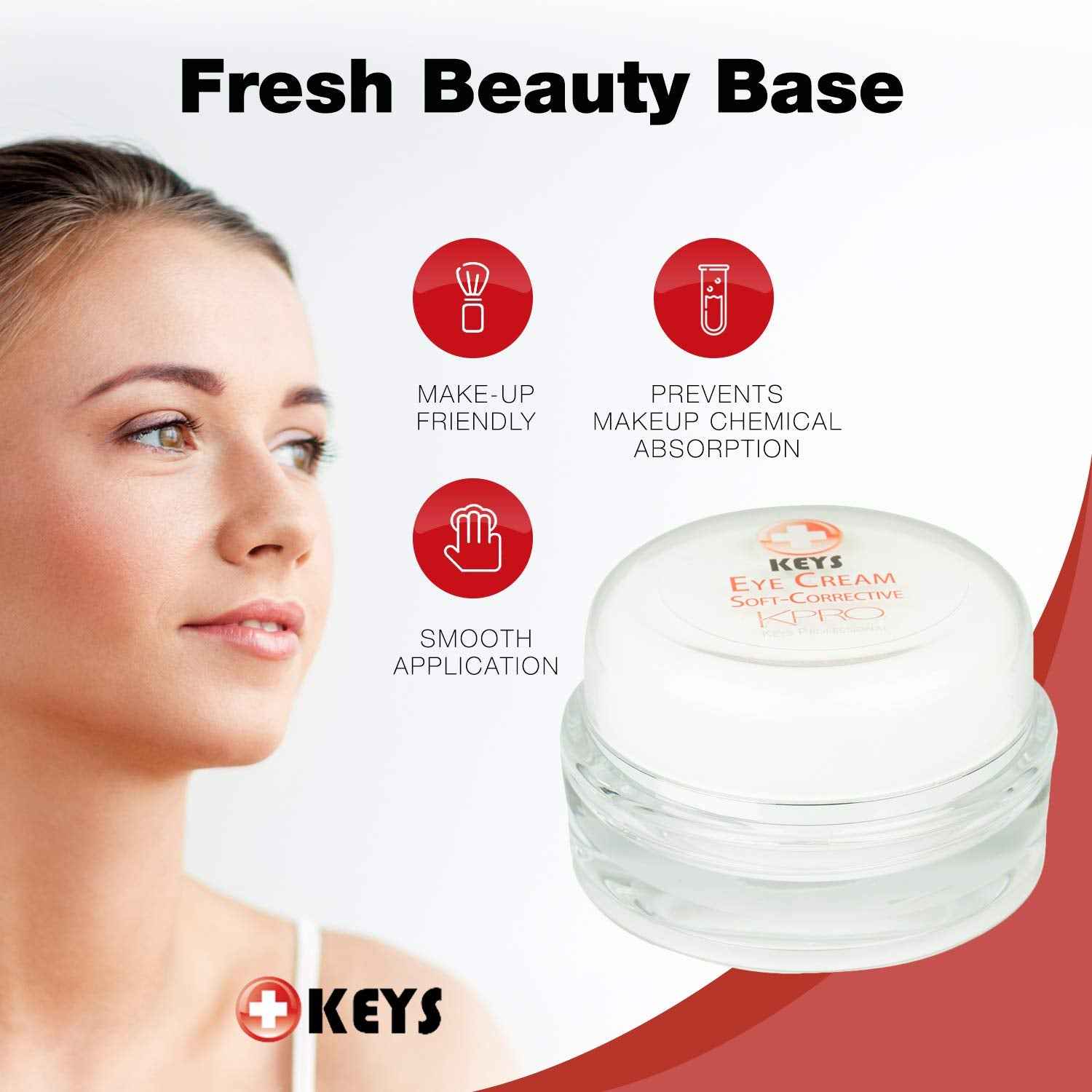 Keys Care KPRO Illuminating Tinted Eye Cream with OptiFX Adaptive Color Technology | Moisturize, Smooth, and Fill Undereye | 100% All-Natural & Hypoallergenic (0.5 oz)