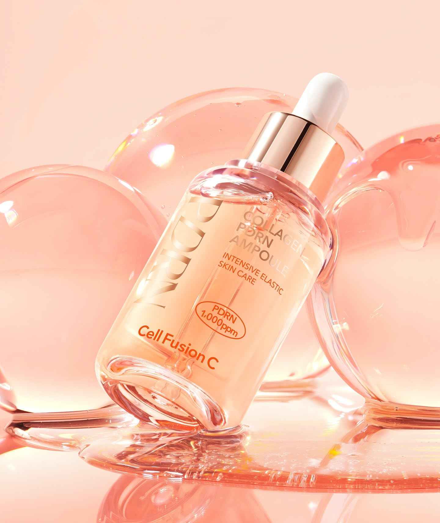 Cell Fusion C Collagen PDRN Ampoule, Salmon DNA PDRN Face Serum for Glow, Collagen, Niacinamide, Hydrating & Firming, Uneven Skin Tone, 1.18 fl.oz. / 35ml