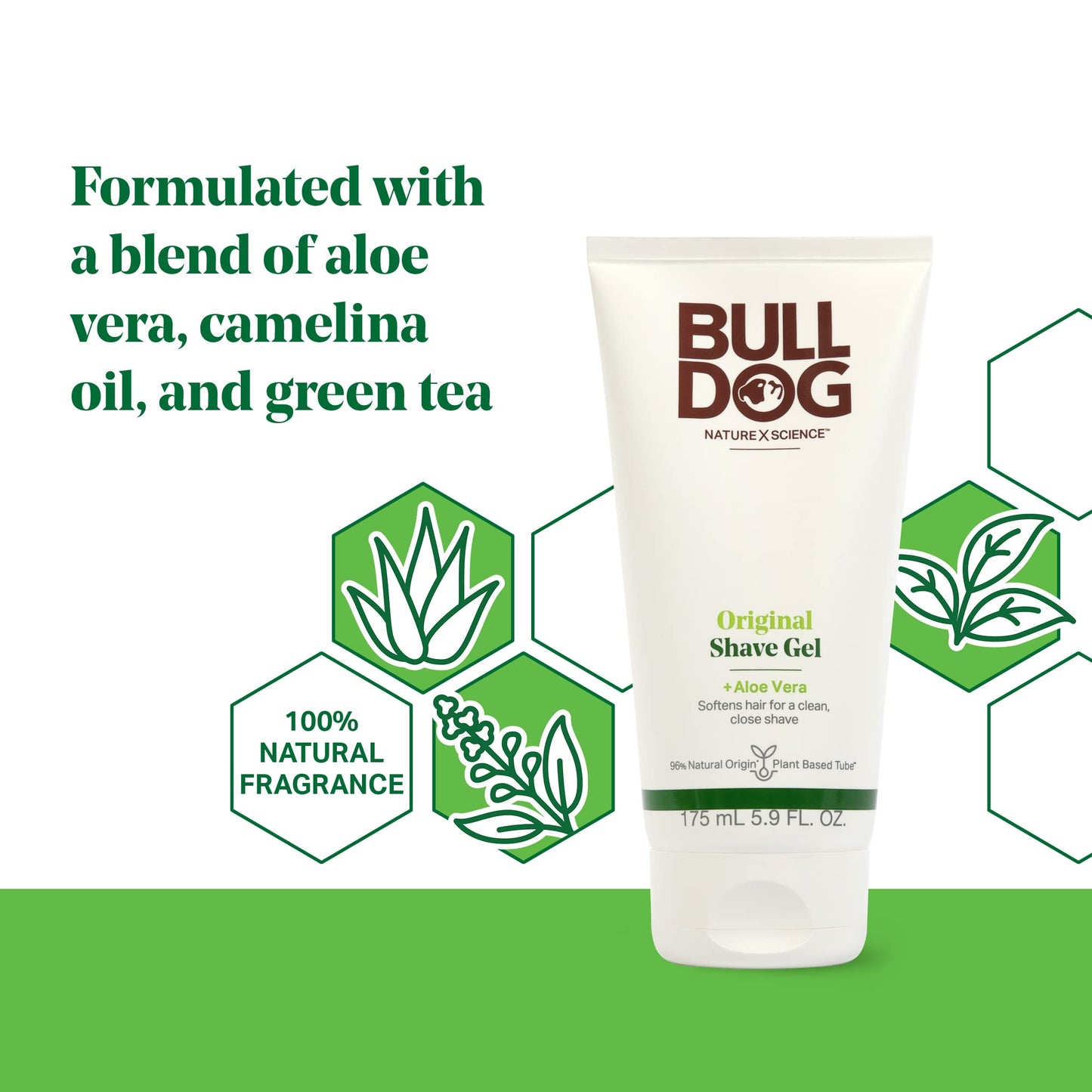 BULLDOG Mens Skincare Face Moisturizer Original 3.3oz and Face Wash/Scrub Original 5oz