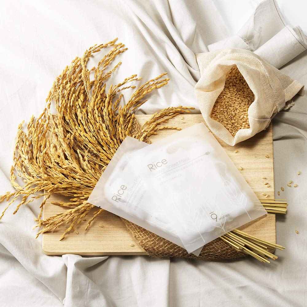[9wishes] Rice Water Sheet Mask 11 sheets 25ml, 0.84fl.oz
