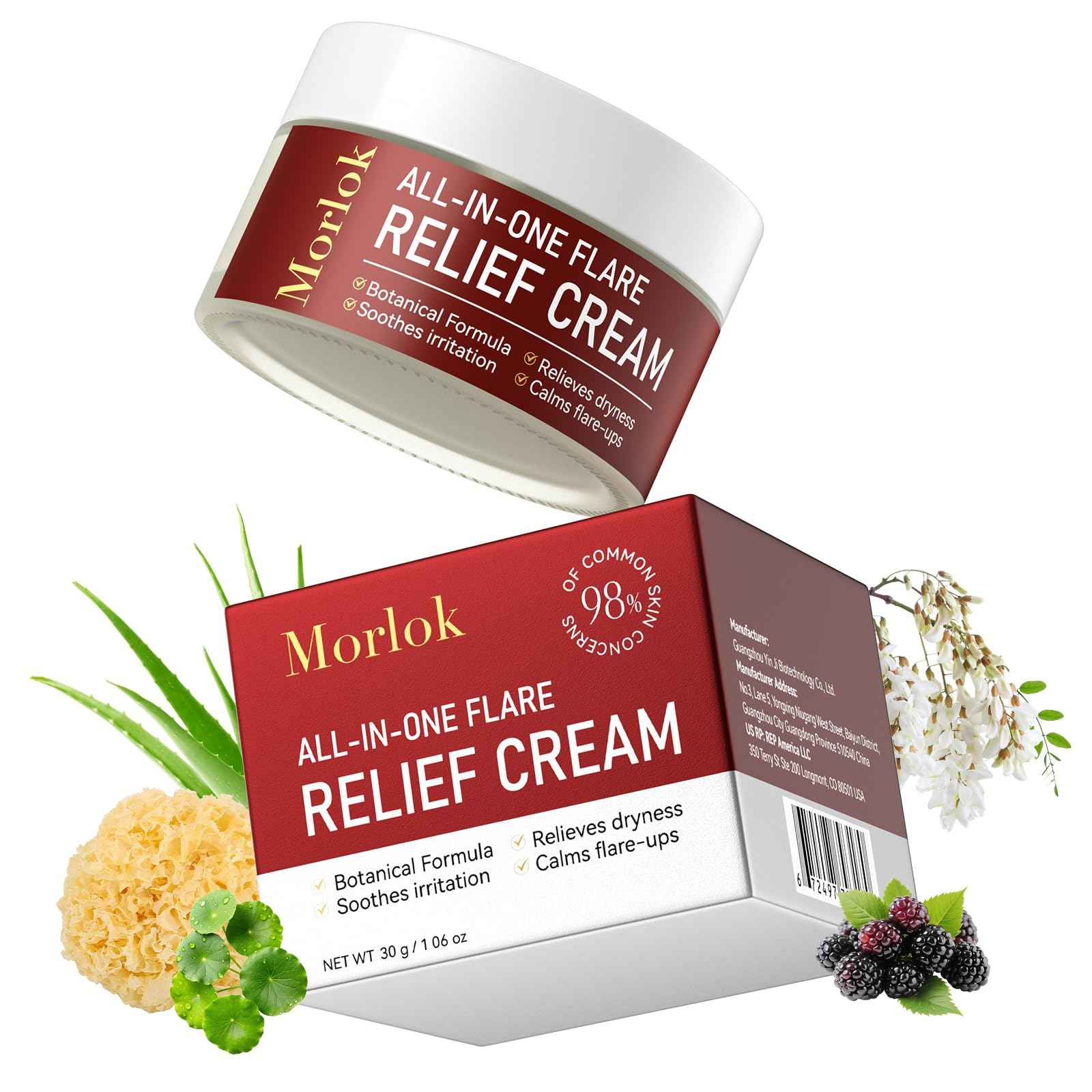 Korean Universal Flare Care Ointment for Sensitive, Irritated or Itchy Skin | Soothing Drawing Salve for Boil-Prone, Chafed & Stressed Areas | Calming Skin Balm with All-Plant Ingredients,1.06 Oz