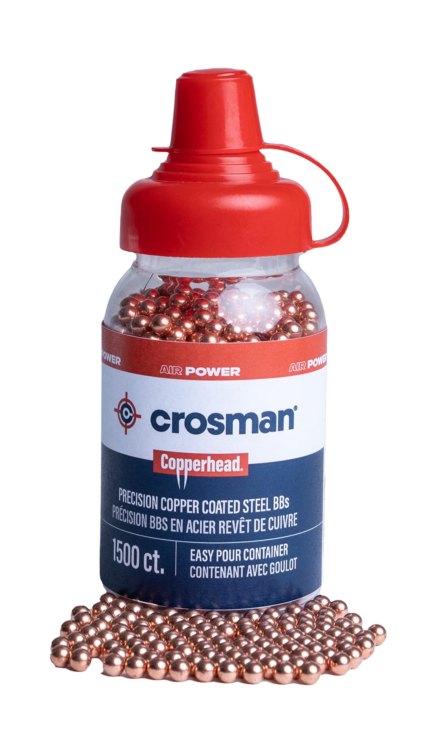 Crosman Copperhead 4.5mm Copper-Coated BBs (1500-count)