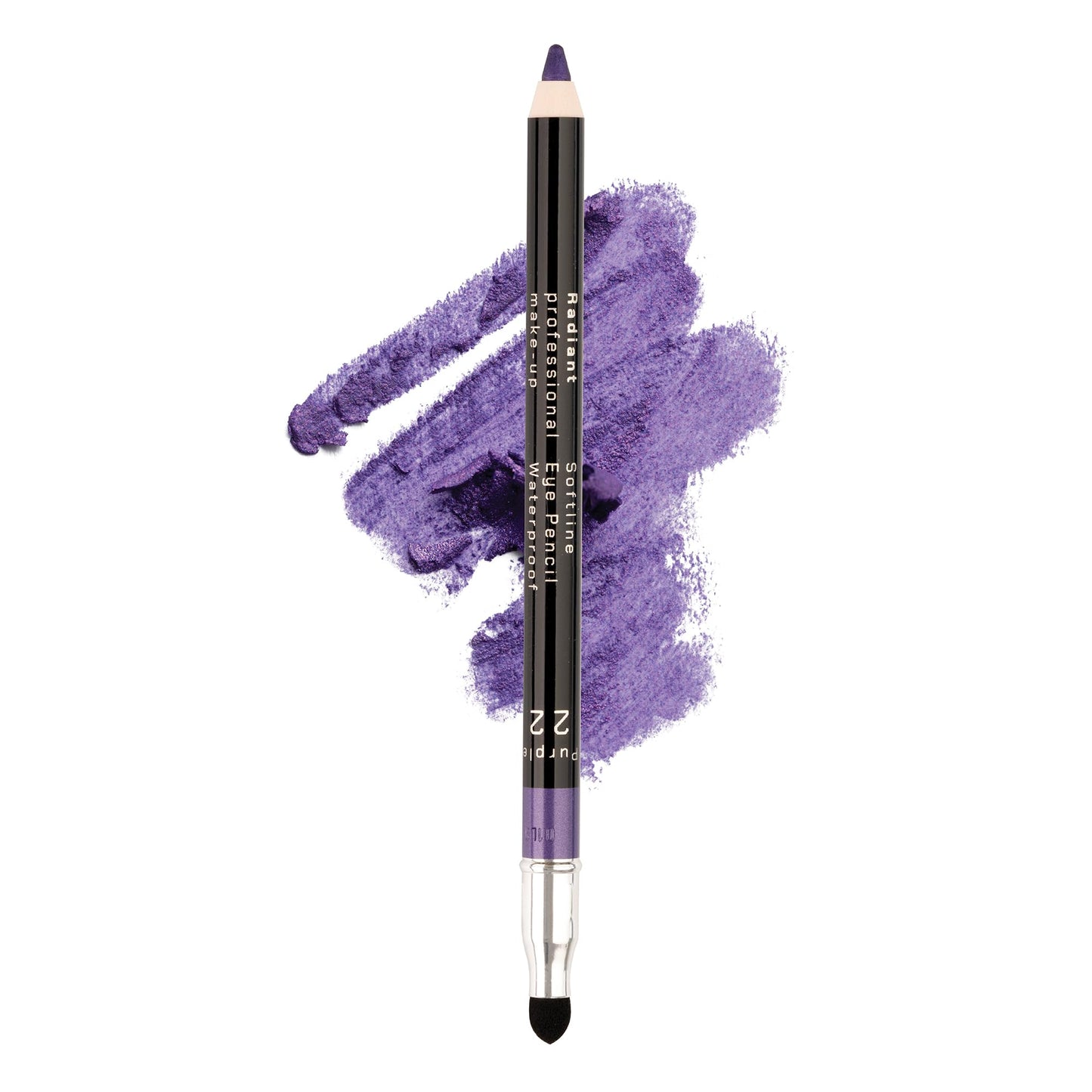 Radiant Professional Softline Waterproof Eye Liner Pencil with Smudging Tool - Long Lasting Under Eyeliner Pencil for Women, For the Perfect Smoky Eye, Purple (22)