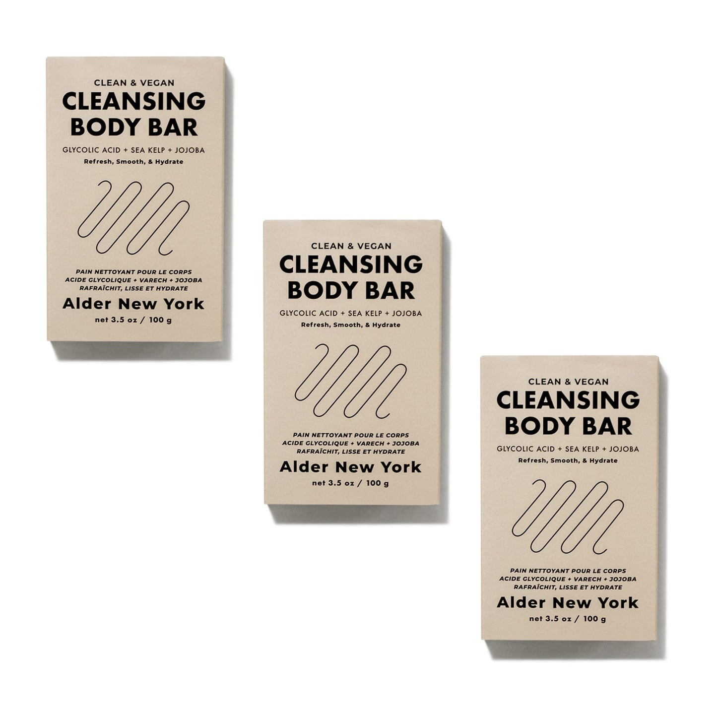 Alder New York Cleansing Body Bar - 3 Pack