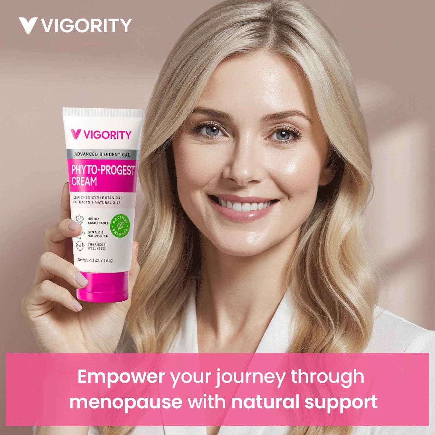Vigority Phyto-Pro Cream for Women – Botanical Balance & Hydration Support – Gentle, Nourishing, and Fast-Absorbing Formula