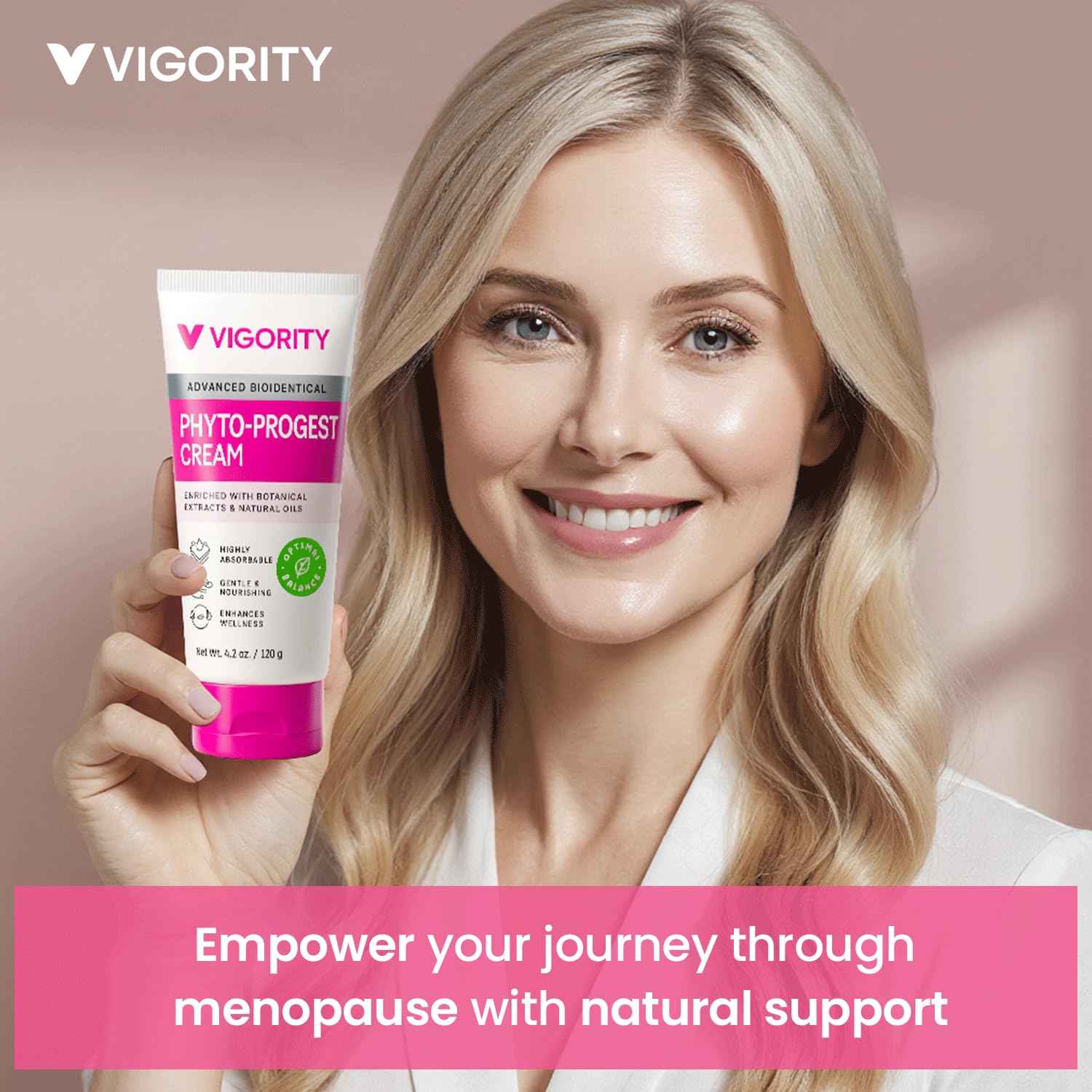 Vigority Phyto-Pro Cream for Women – Botanical Balance & Hydration Support – Gentle, Nourishing, and Fast-Absorbing Formula
