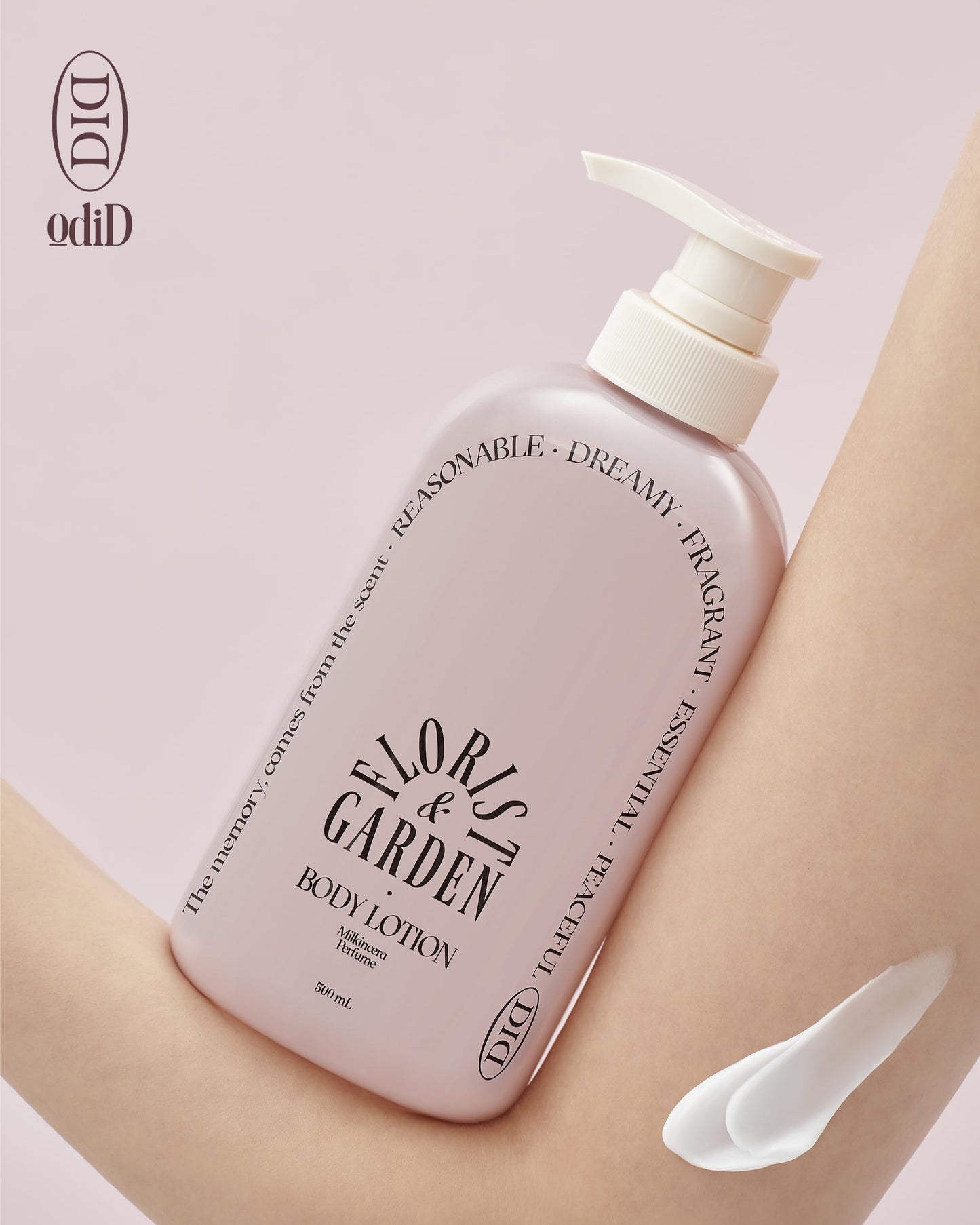 ODID Milk in Cera Perfume Body Lotion - Korean 100hr Moisturizing Body Moisturizer for All Skin Types - Cozy Wood & Fig Scent - with Milk Protein and Ceramide, 16.9 fl.oz.