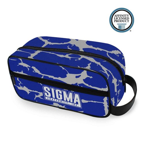 Bad Bananas BBGreek Phi Beta Sigma Fraternity Paraphernalia - Toiletry Bag/Dopp Kit - Dove - Officially Licensed