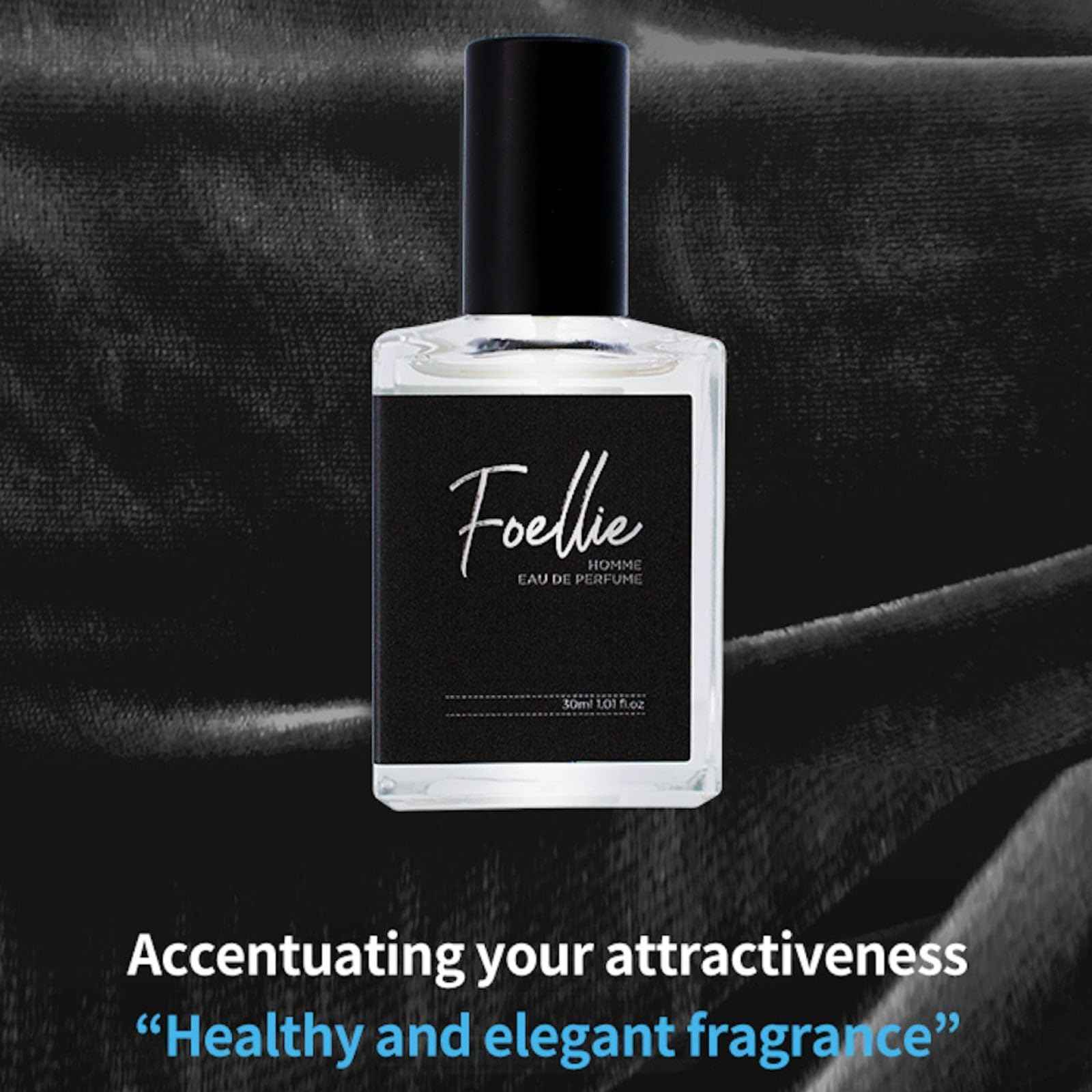 Foellie Homme Eau de Perfume, Eau de Parfum for Men 30ml 1.01oz