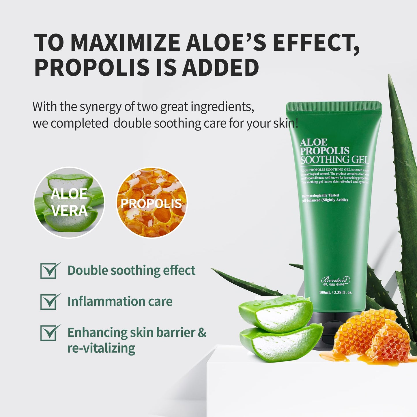 BENTON Aloe Propolis Soothing Gel, 100ml