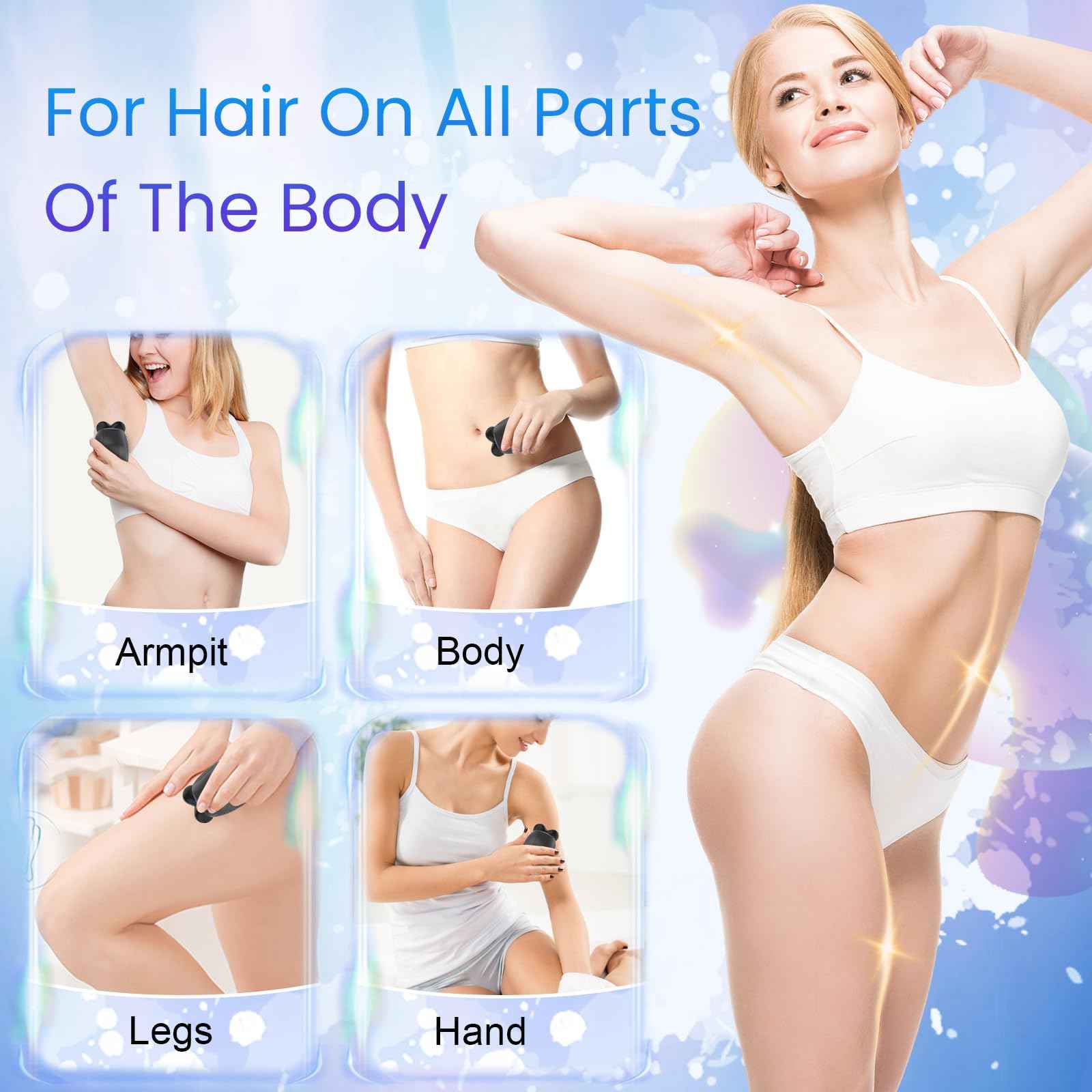 Electric Shaver for Women, 5 in 1 Electric Razors for Women, Ladies Head Shaver for Woman Pubic Hair, Portable Rechargeable Wet Dry Women's Body Shavers for Shaving Face, Legs, Head, and Underarm