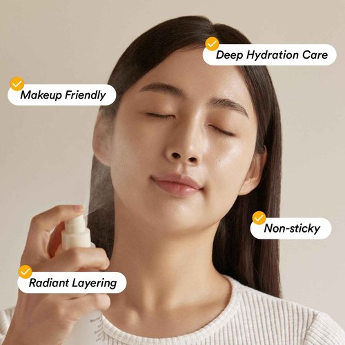 Abib Jericho Rose Mist Serum, Glow Spray 3.38 fl oz I Hydrating Essential Face Facial Body Mist Bottle, Radiance Booster, Fine Dual-Layer Oil & Serum, Vegan Skincare I 4 Types of Seed Oil