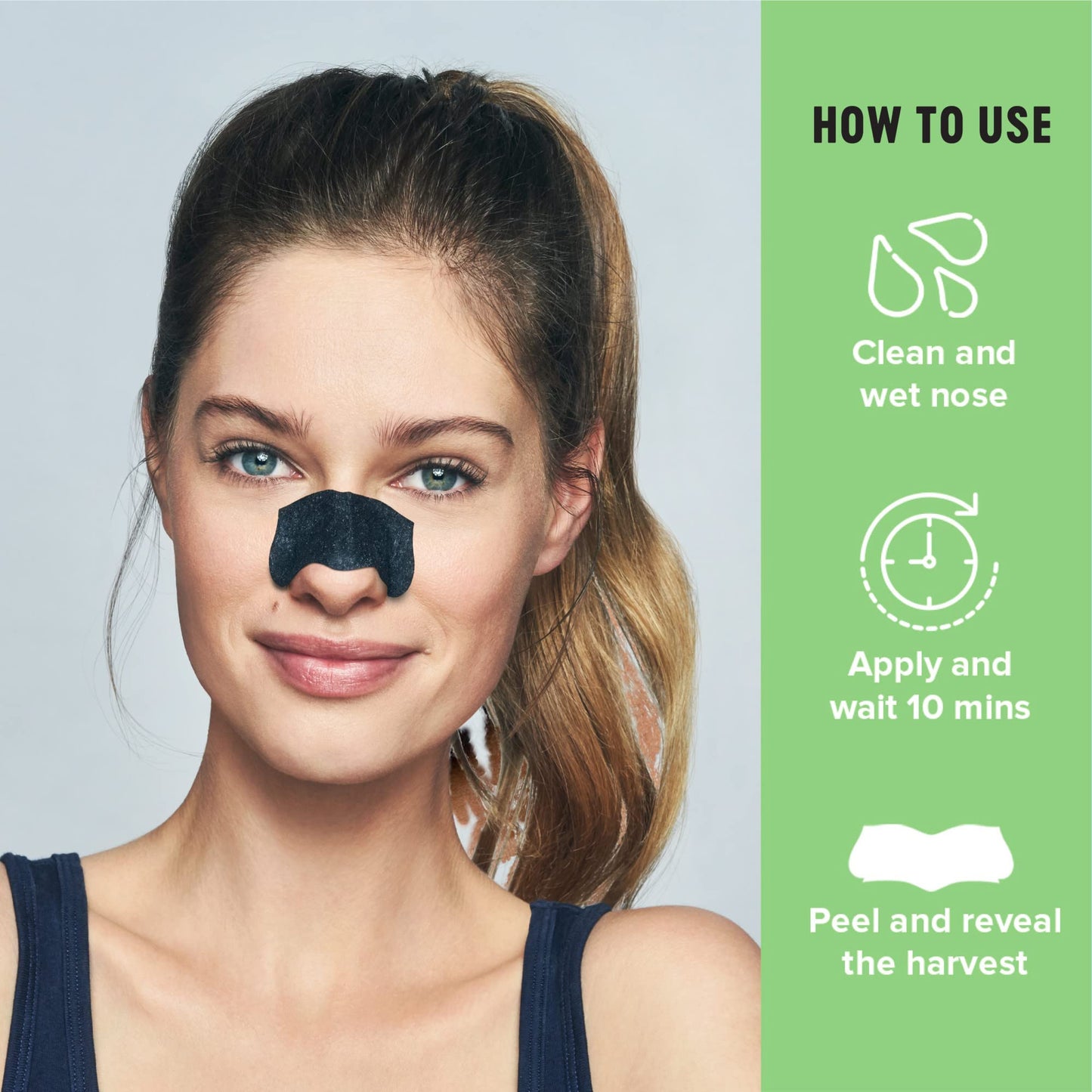 Bioré Charcoal Blackhead Remover Pore Strips, Deep Cleansing Nose Strips for Removal and Unclogging, 3X Less Oil, 6 Count