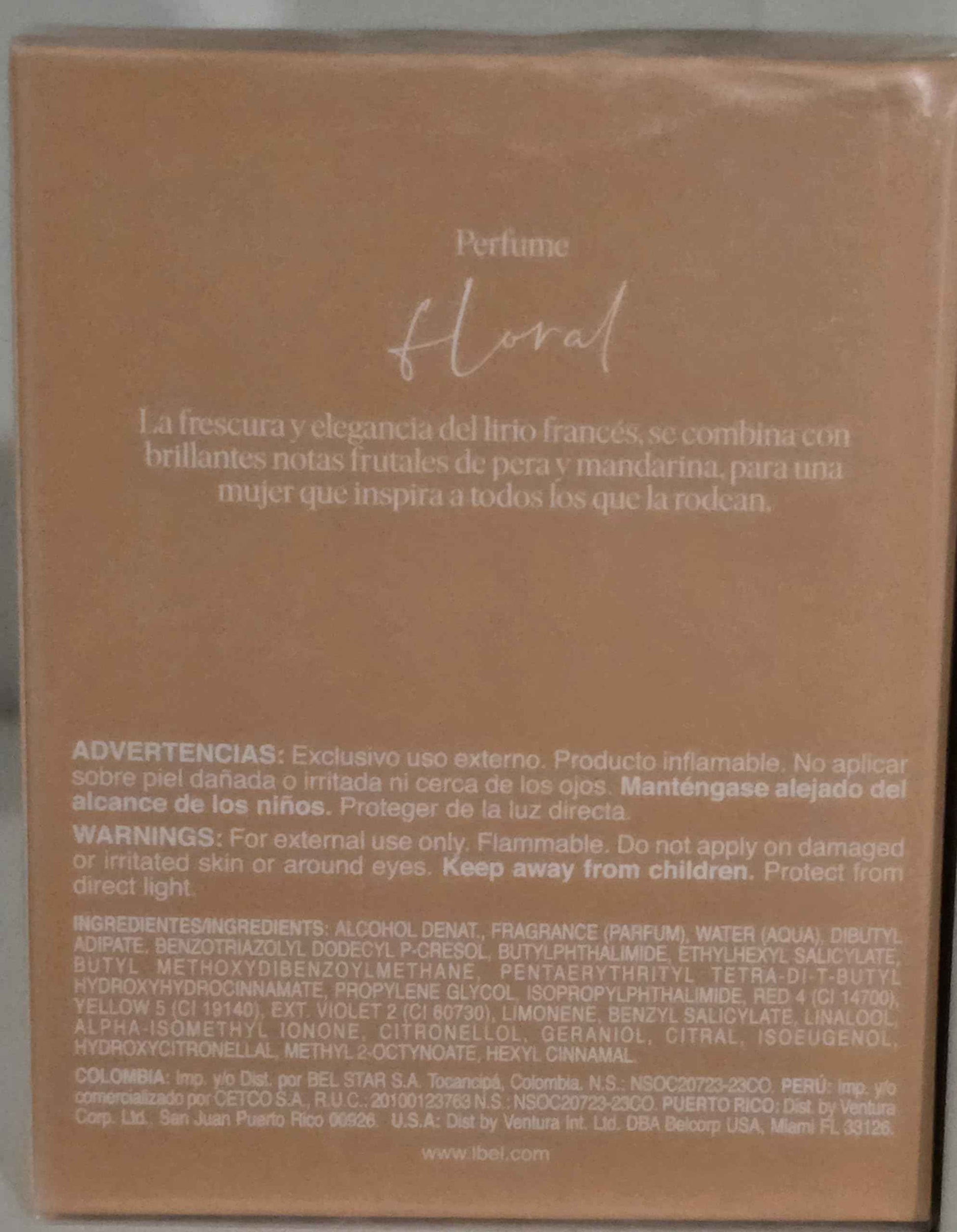 L'BEL - Fleur Perfume para Mujer de Larga Duración 50ml