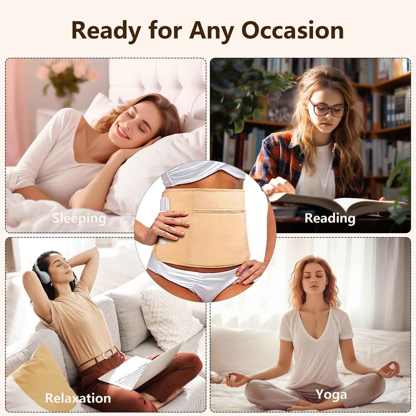 19Pcs Castor oil pack wrap,including 9pcs organic castor oil pack and 10pcs disposable patches for belly button,reusable wrap for entire body,adjustable straps,waterproof,anti leak