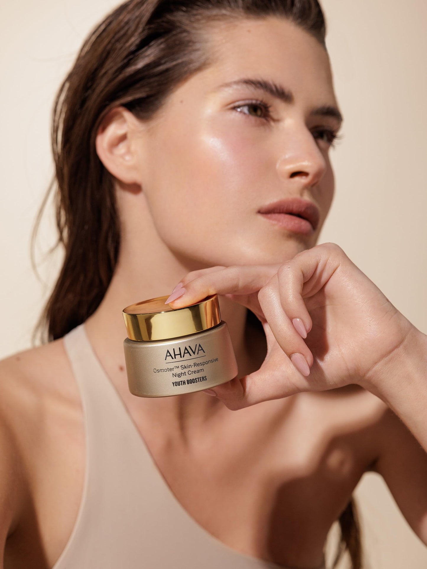 AHAVA Osmoter Skin-Responsive Night Cream - With the patented Smartium technology, re-sets the look of skin during night with intense activity & boosts skin renewal for enhanced luminosity, 1.7 Fl.Oz