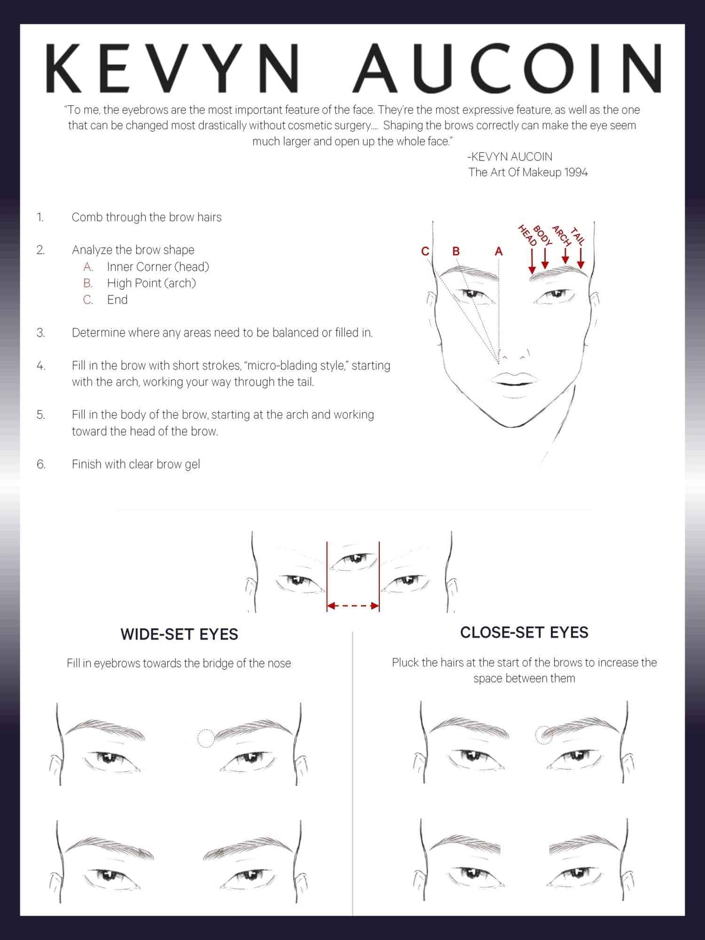 Kevyn Aucoin True Feather Brow Marker Gel Duo, Warm Brunette: Dual-ended. Shapes, defines + sets brows for full, natural finish. Precise makeup brush tip. Invisible gel formula creates flexible hold.