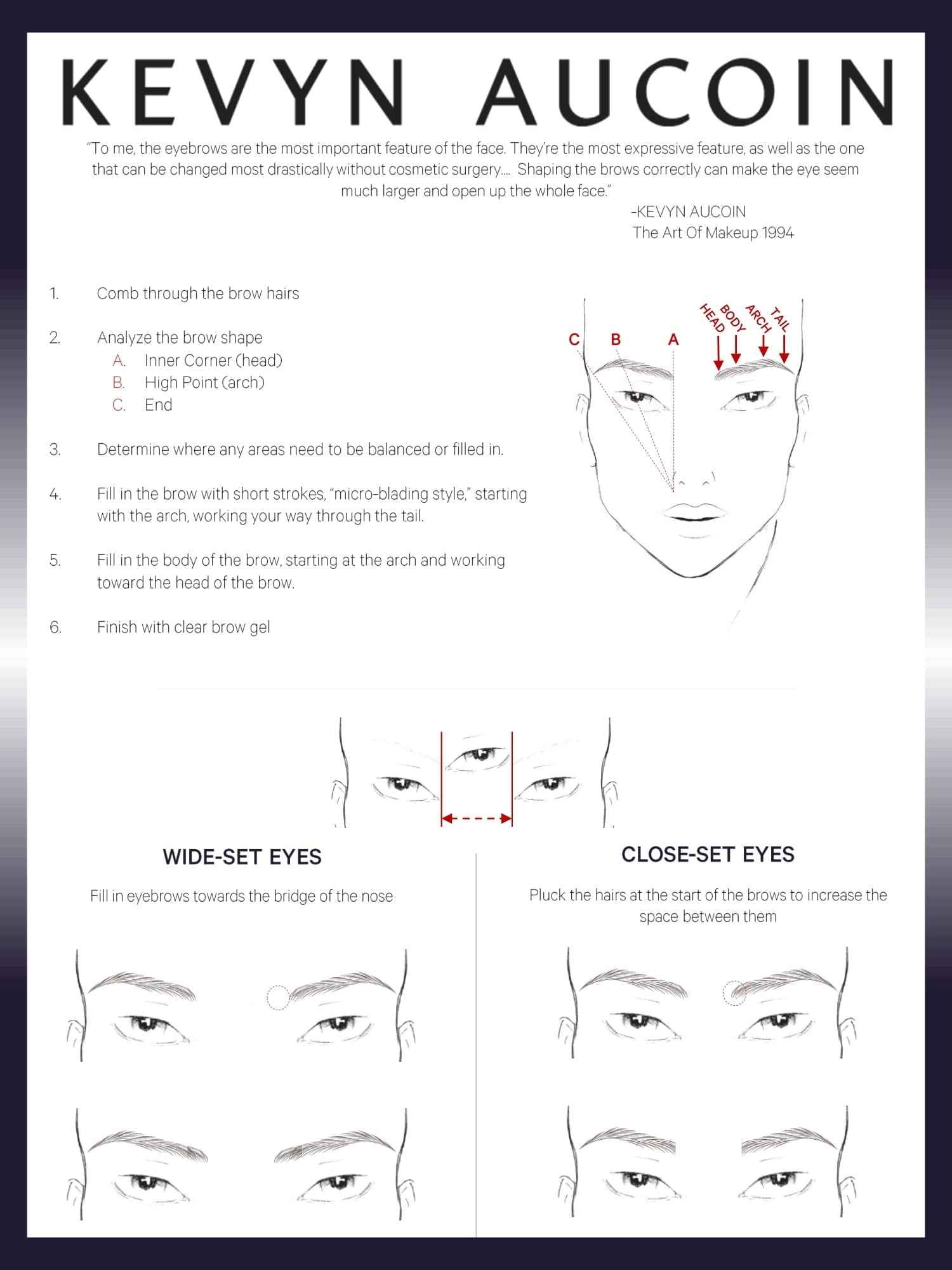 Kevyn Aucoin True Feather Brow Marker Gel Duo, Warm Brunette: Dual-ended. Shapes, defines + sets brows for full, natural finish. Precise makeup brush tip. Invisible gel formula creates flexible hold.