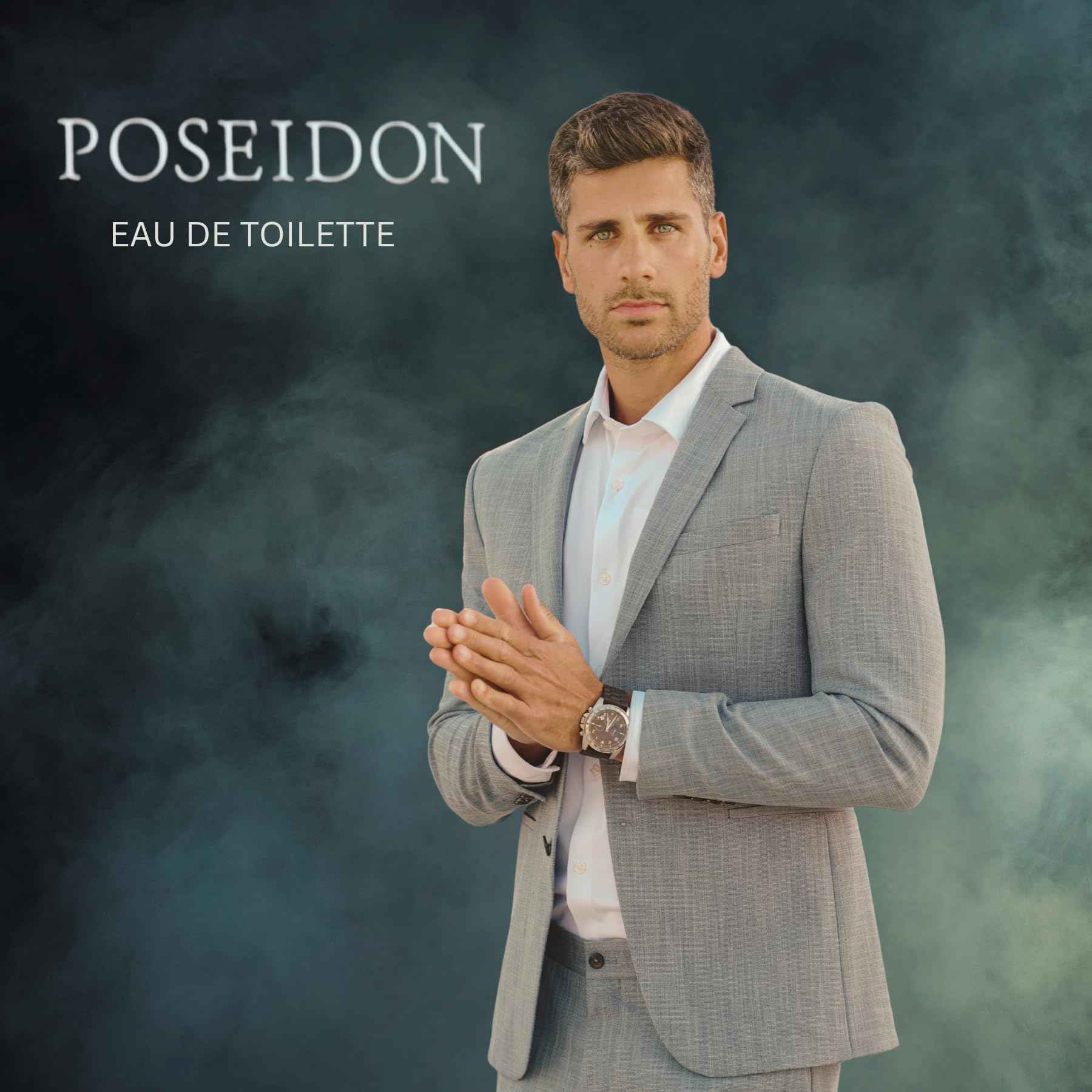 Instituto Español Poseidon Blue Men’s Gift Set, Invigorating Citrus and Aromatic Notes, Fresh Eau de Toilette Spray 3.4 fl oz and Shower Gel 8.45 fl oz