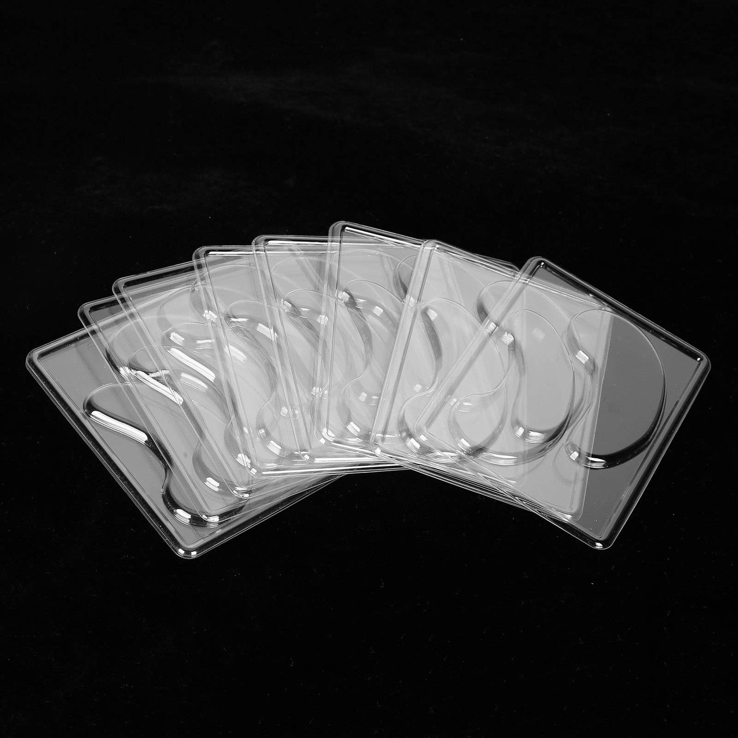 Eye Mask Molds 25pcs Transparent DIY Under Eye Patches Molds Reusable Tray Plate for Facial Mask Machine