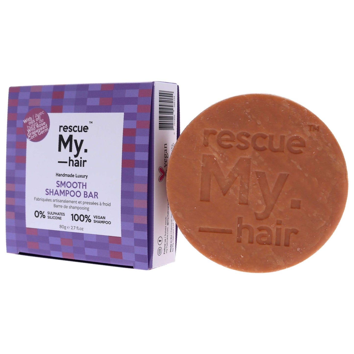 infuse my. colour Rescue My Hair Smooth Shampoo Bar Unisex 2.7 oz