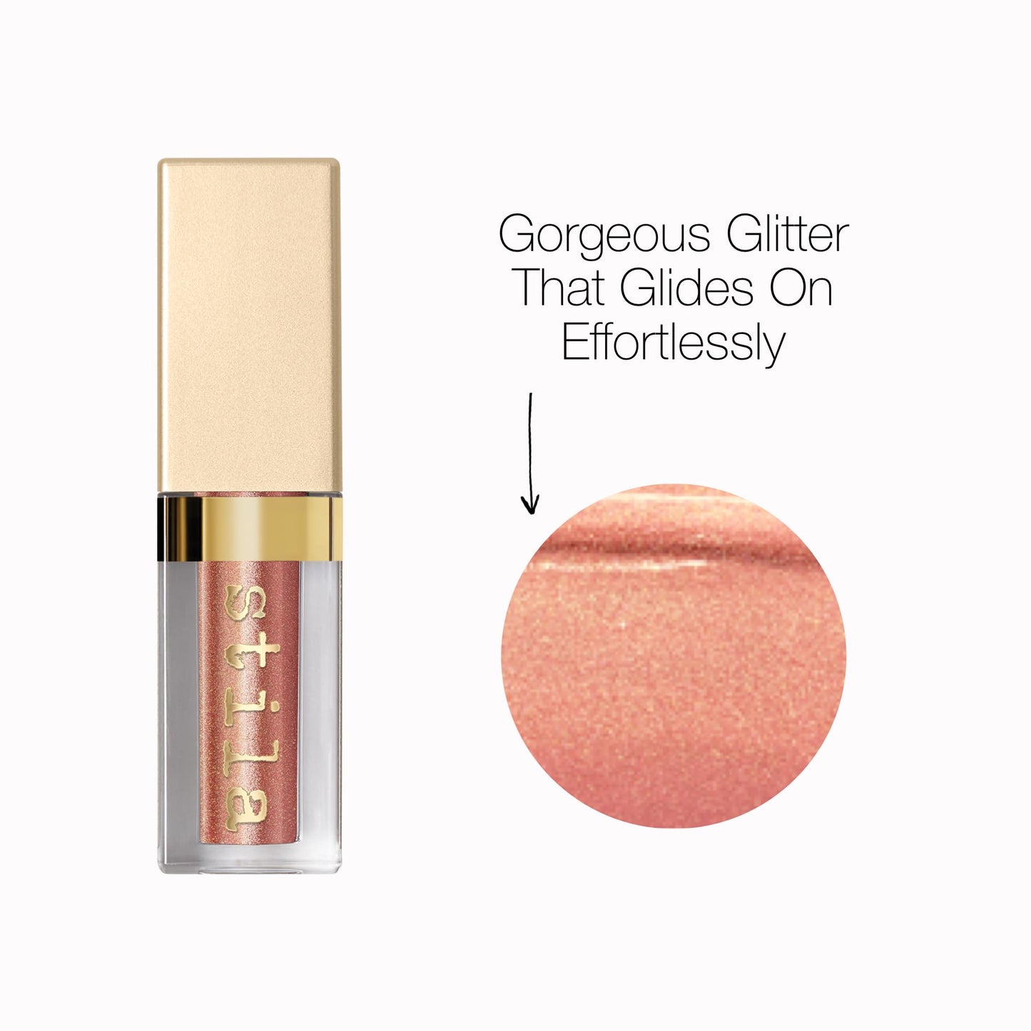 stila Glitter & Glow Liquid Eye Shadow, Dolish, Original,0.15 Fl Oz (Pack of 1)