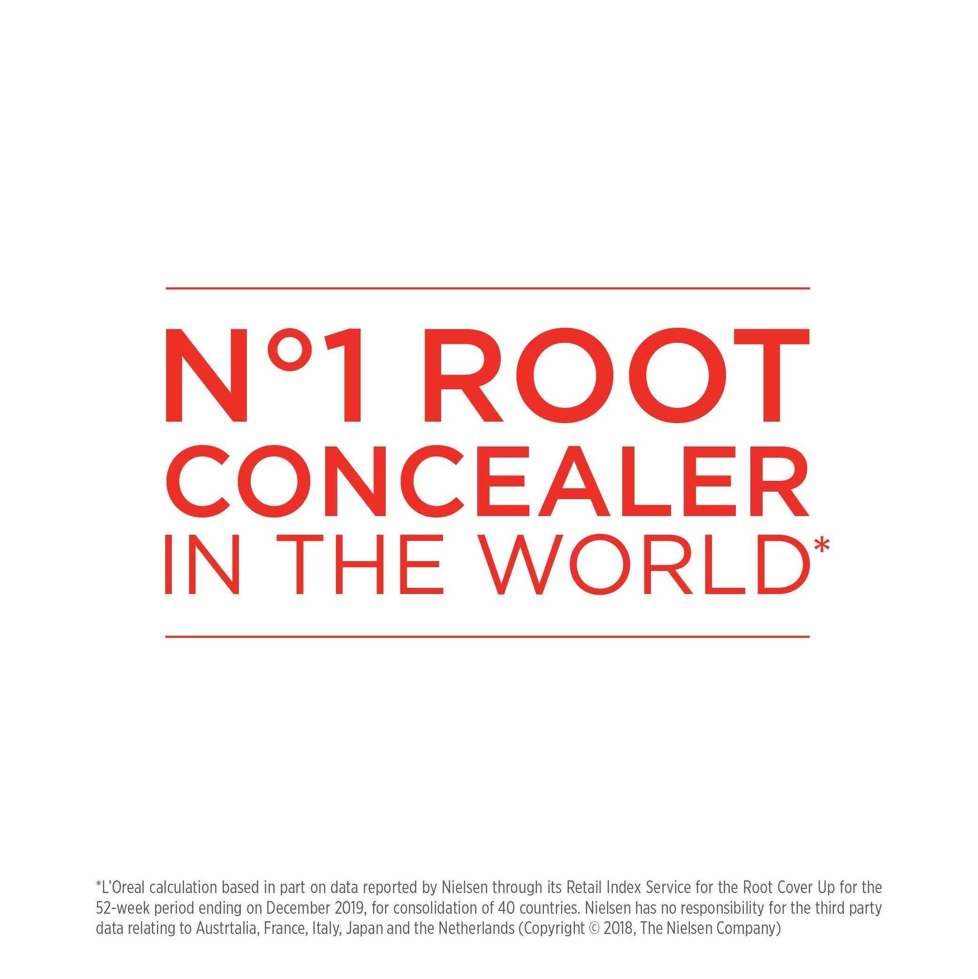 L'Oreal Paris Hair Color Root Cover Up Spray for Gray Roots Concealer (Pack of 2) Light Golden Brown and Medium Brown