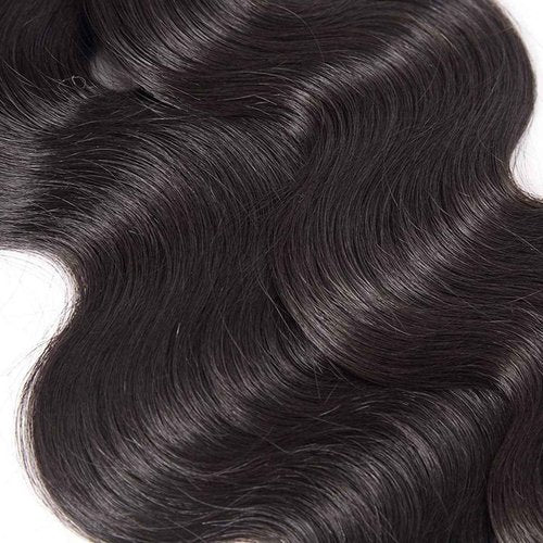 Color #1b Human Hair Bundle Natural Black Body Wave 3 Bundles 14 16 18 inch Real Natural Black Body Wave Human Hair Extensions 1B Color 150g