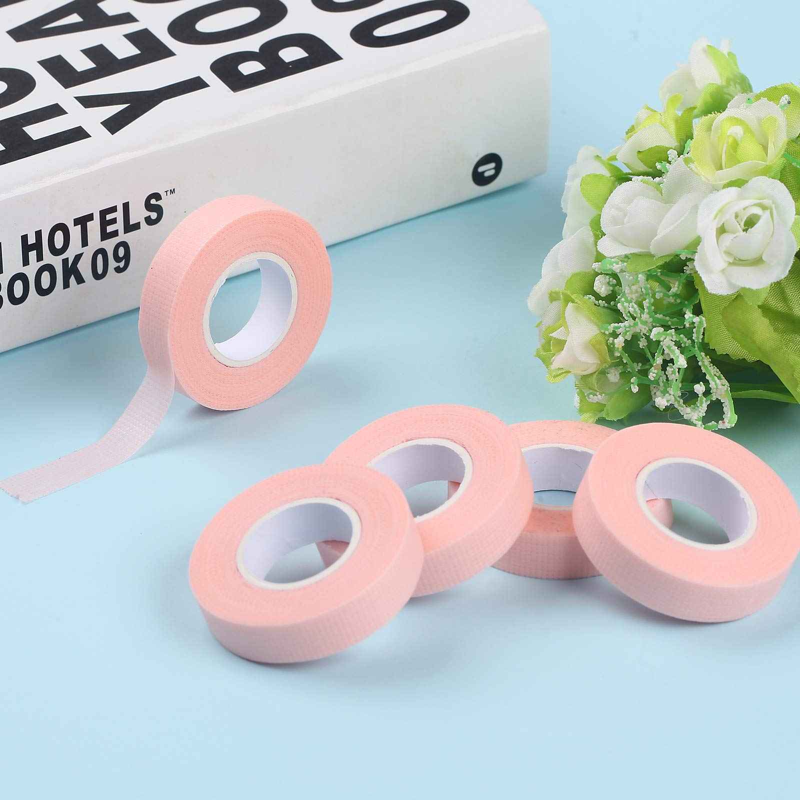 fenshine 6 Rolls Micropore Medical Tape for Eyelash Extension, Adhesive Fabric Tape for for Eyelash Extension Supply