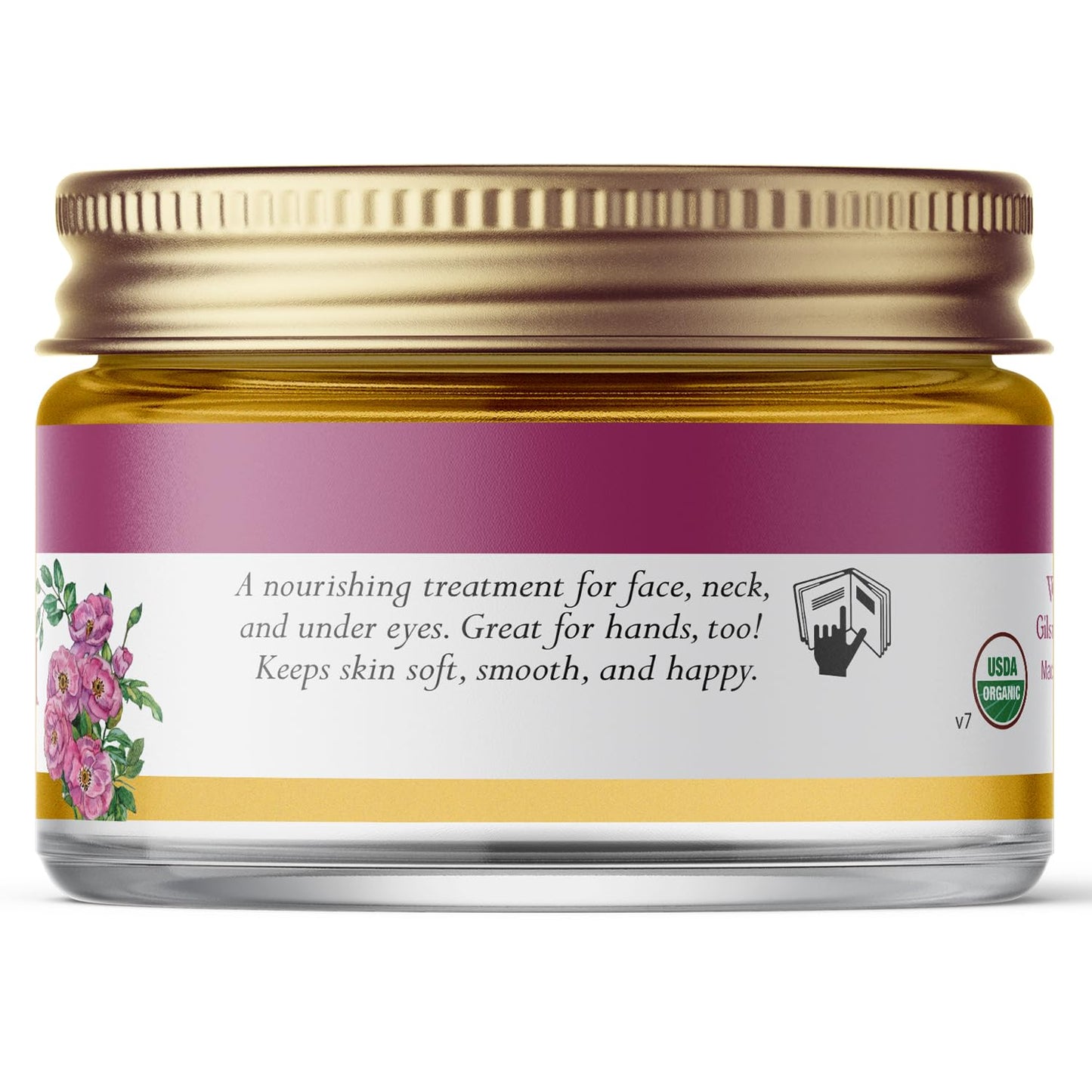 Badger Damascus Rose Beauty Balm - Certified Organic 28 g/1oz