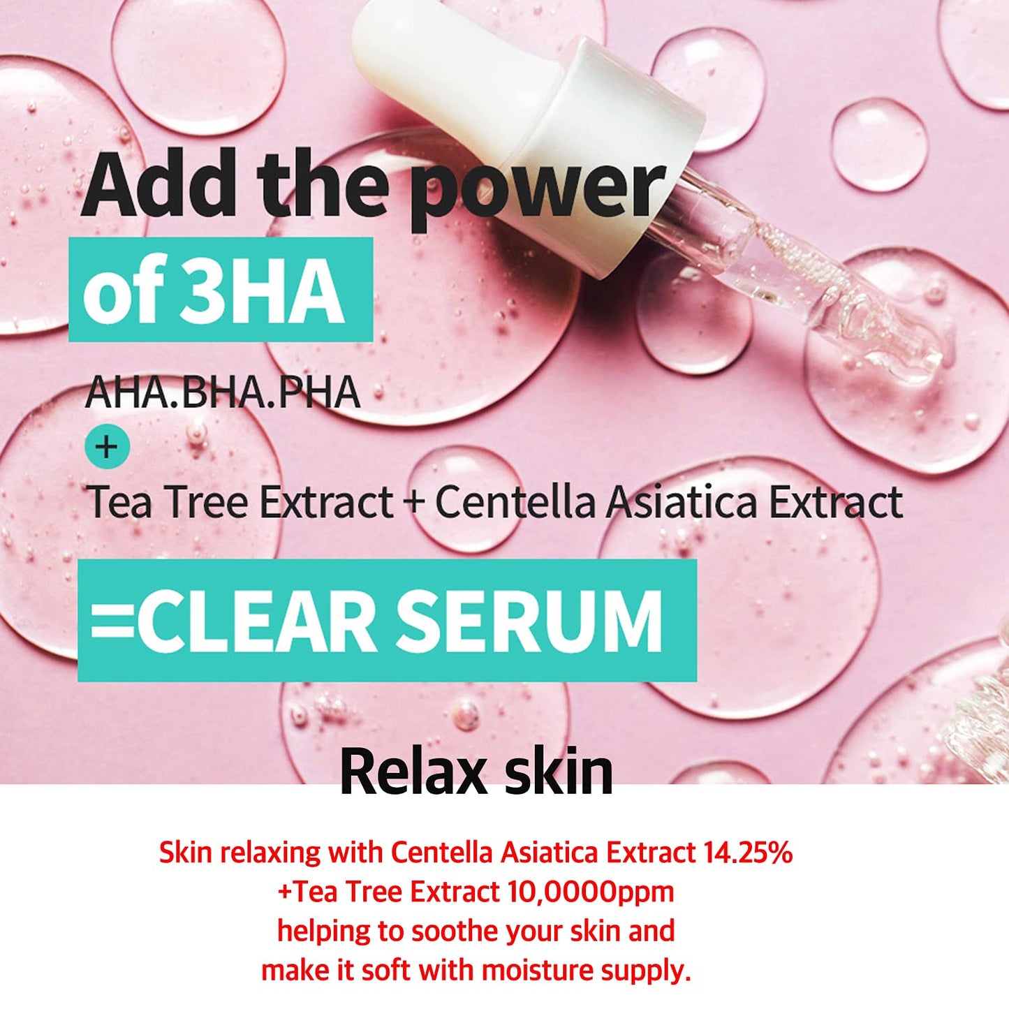 Esfolio 3HA Clear Serum 1.69 Fl oz - Skin soothing, dead skin care, smooth skin