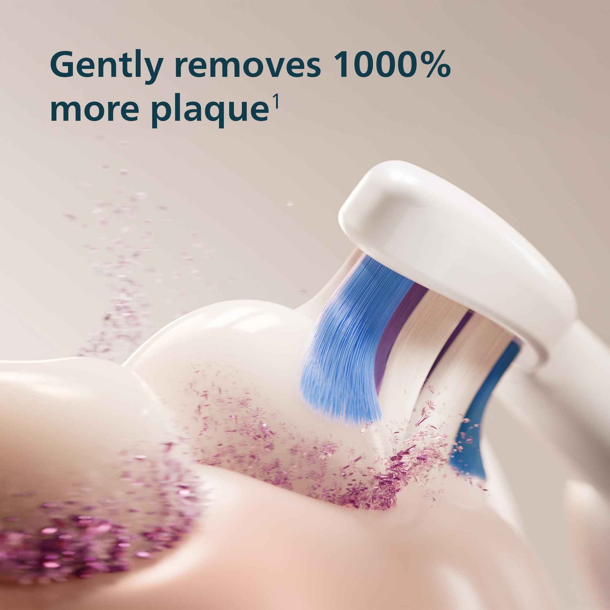 Philips Sonicare S2 Sensitive - Genuine Replacement Electric Toothbrush Heads, White, 4 Pack One Year Supply, HX6054/77