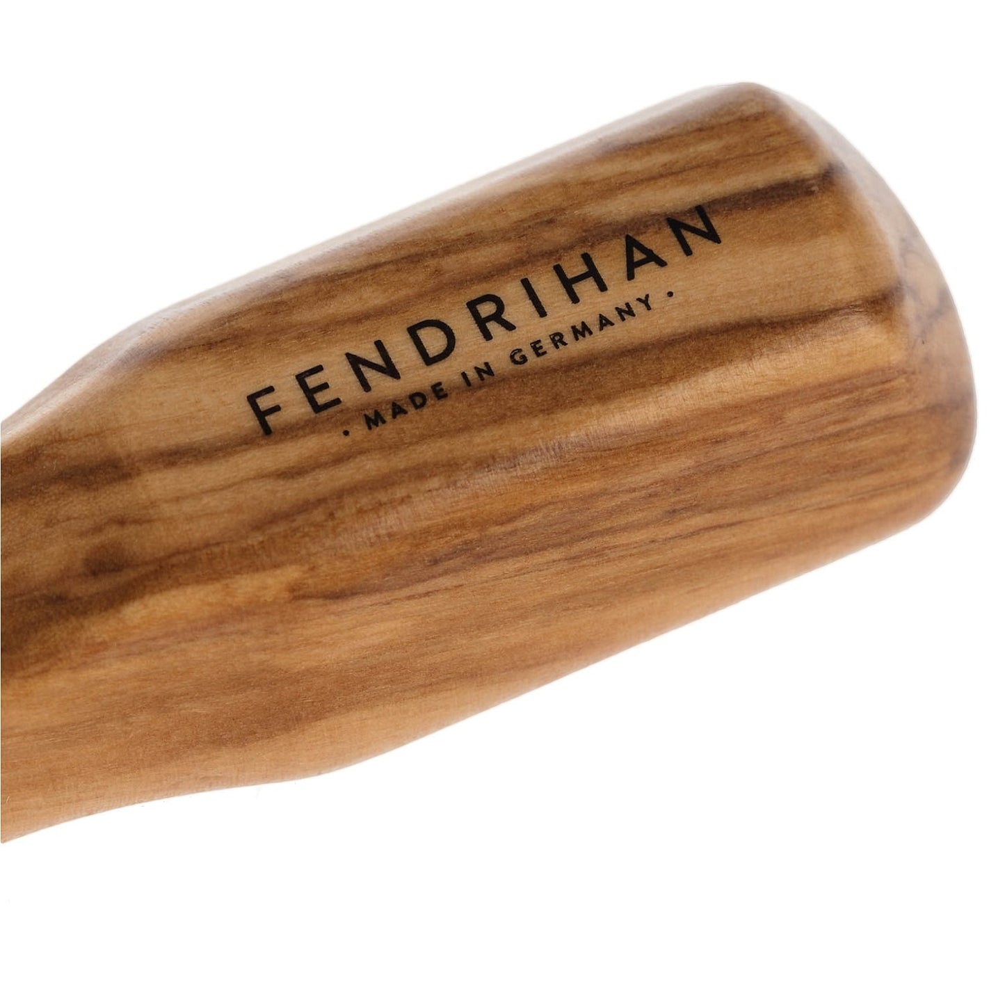 Fendrihan SMALL Men's Hairbrush Pure Boar Bristle with Real Olivewood Handle 6.75 Inches, Made in Germany