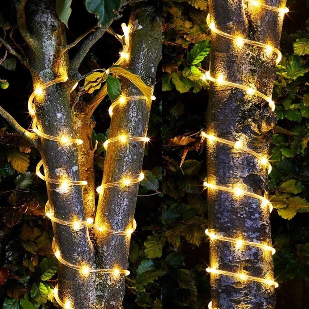 SINGCHUNGTE 66Ft Rope Lights for Outside, Connectable LED Waterproof Rope Light, Rope Lights Outdoor Indoor, Rope Lighting for Patio, Pool and Christmas Tree Decorations