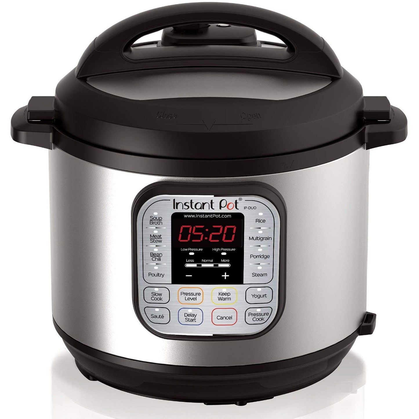 Instant Pot Duo 7-in-1 Electric Pressure Cooker, Slow Cooker, Rice Cooker, Steamer, Sauté, Yogurt Maker, Warmer & Sterilizer, Includes App With Over 800 Recipes, Stainless Steel, 6 Quart