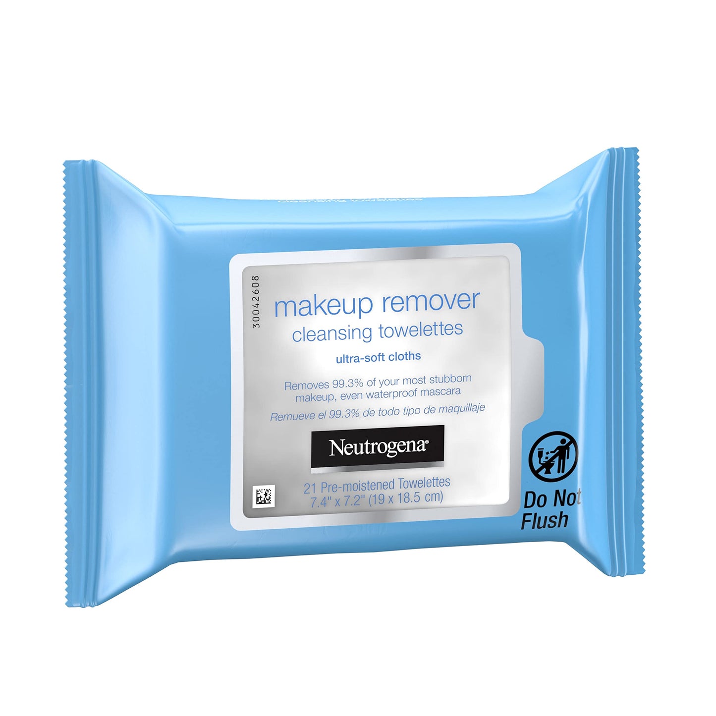 Neutrogena Makeup Remover Cleansing Facial Towelettes,Alcohol Free Wipes in Resealable Pack, 21 ct (Pack of 3)(Packaging May Vary)