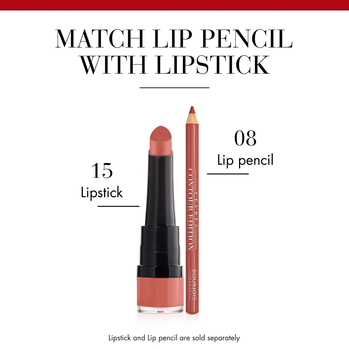 Bourjois Paris Rouge Velvet Lipstick 2.4g - 15 Peach Tatin